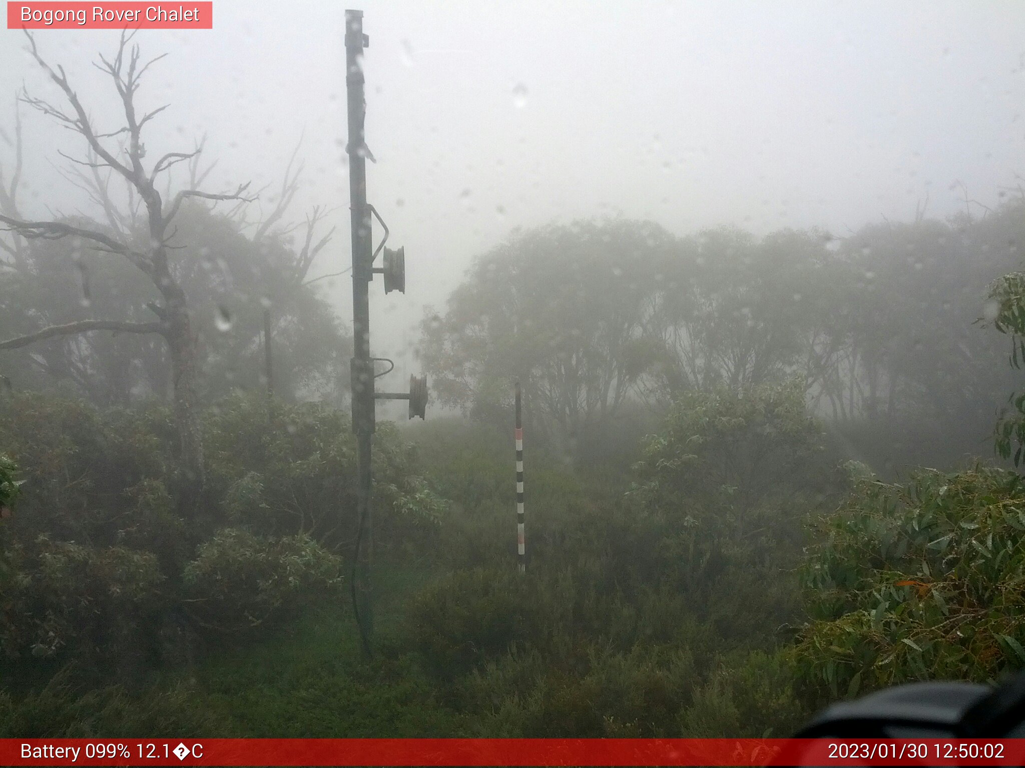 Bogong Web Cam 12:50pm Monday 30th of January 2023