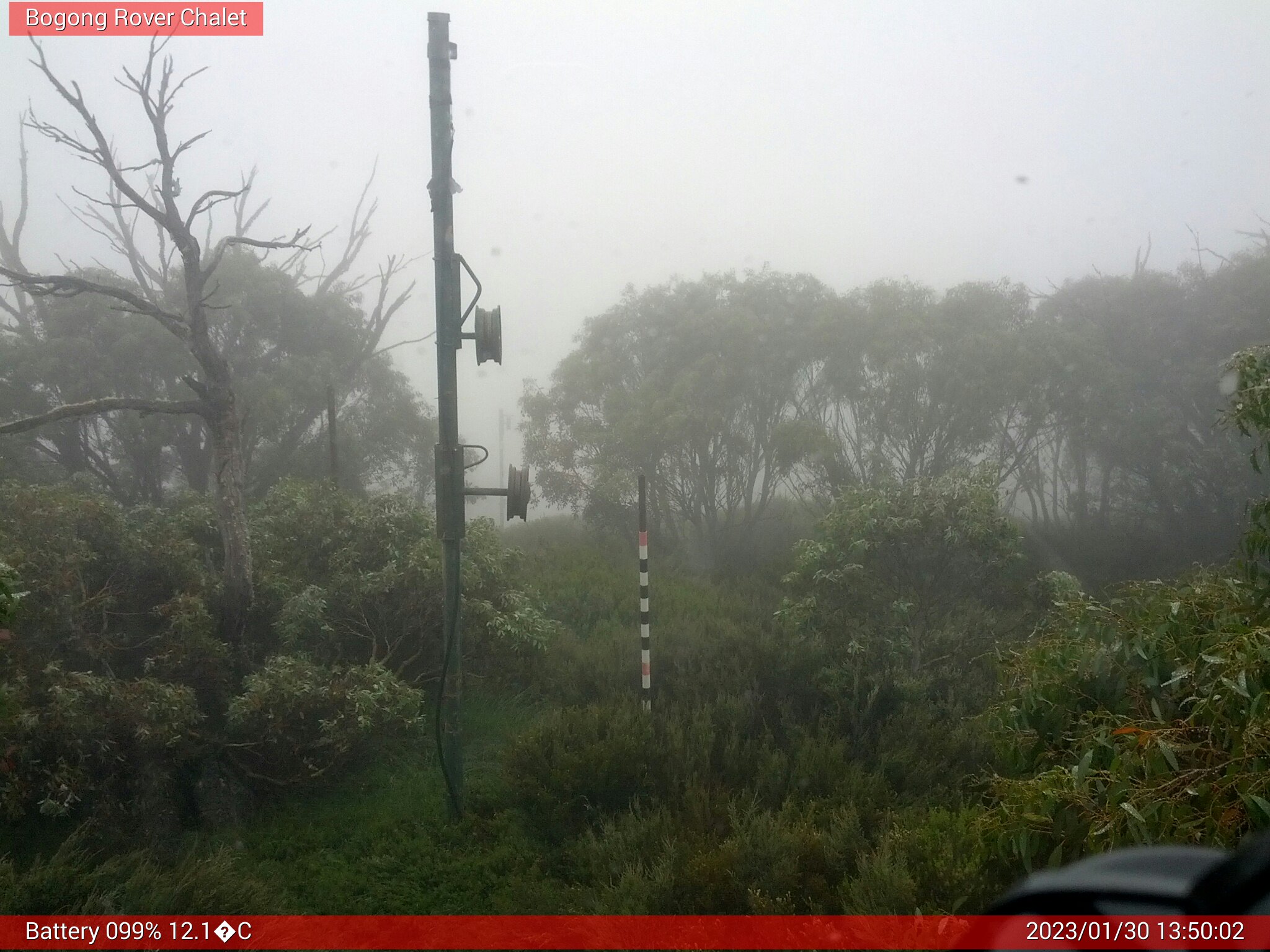 Bogong Web Cam 1:50pm Monday 30th of January 2023