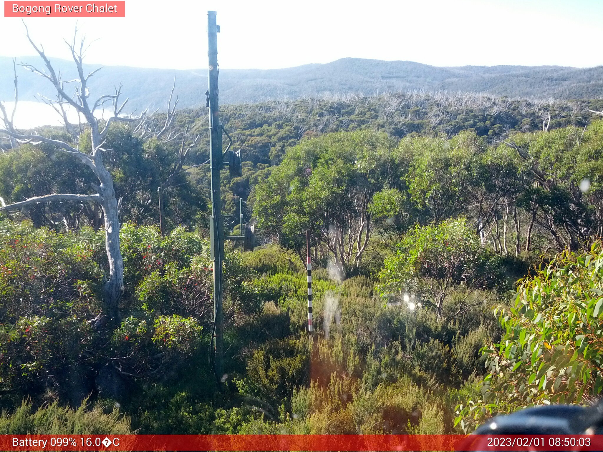 Bogong Web Cam 8:50am Wednesday 1st of February 2023