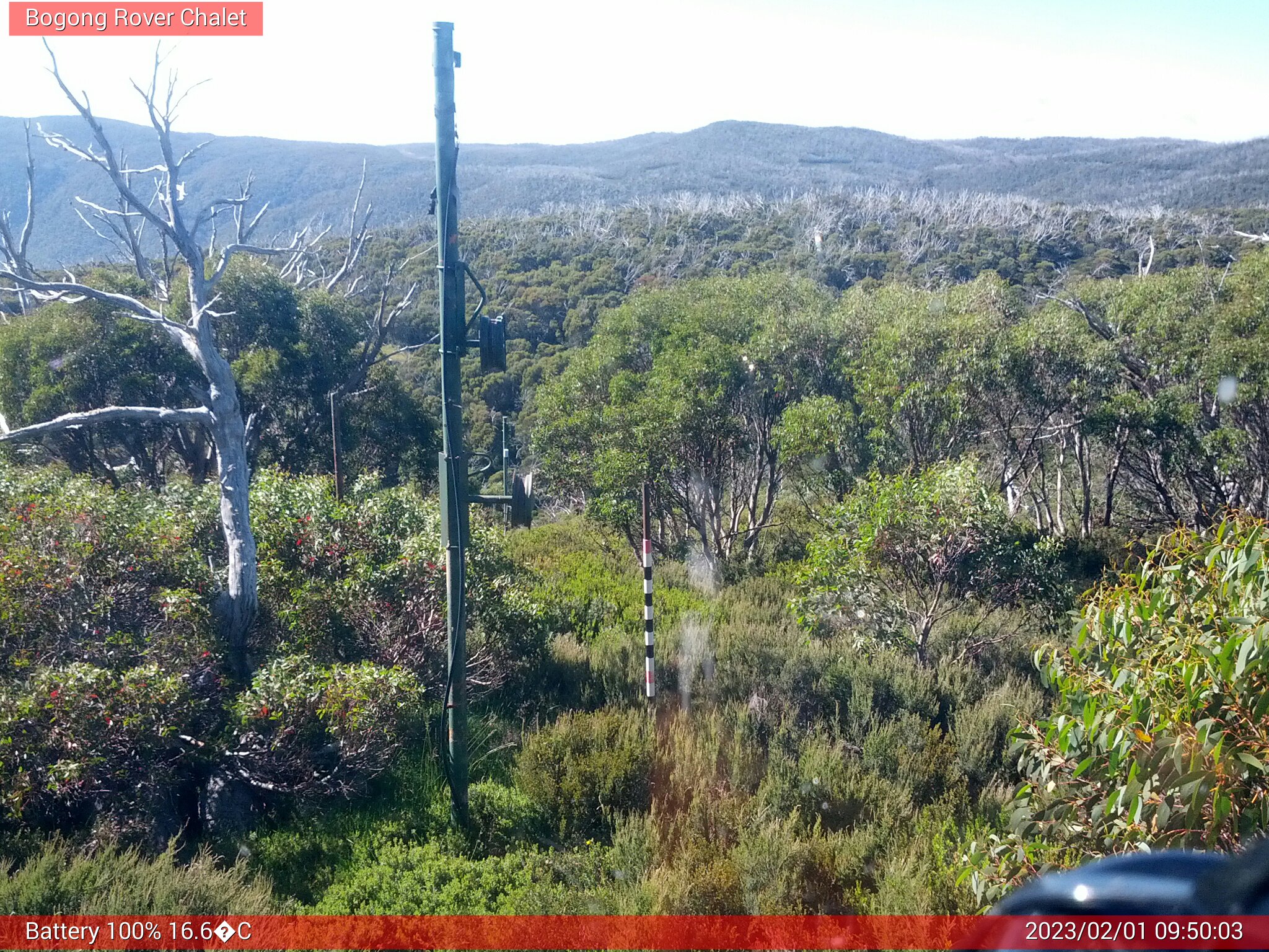 Bogong Web Cam 9:50am Wednesday 1st of February 2023