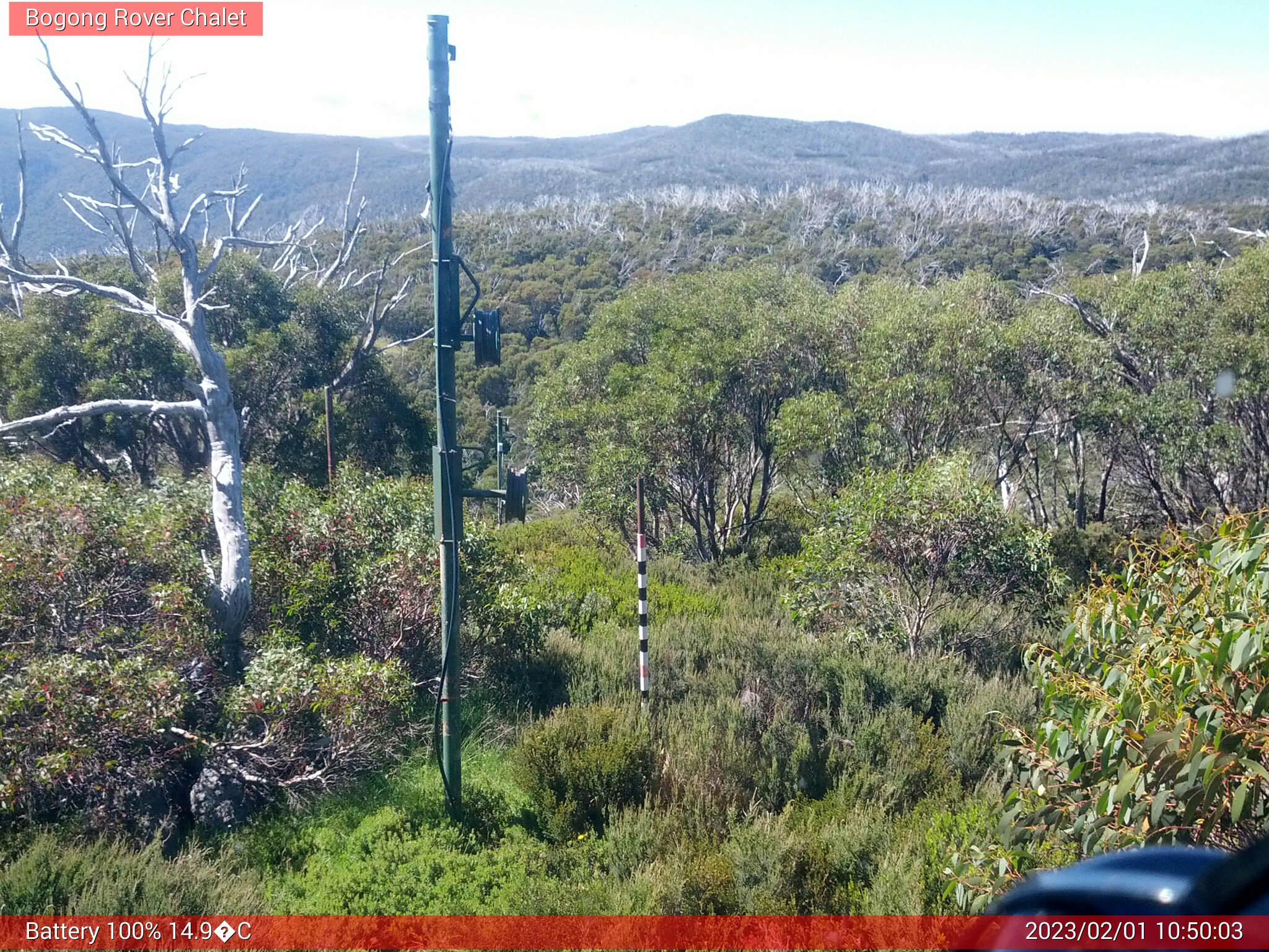 Bogong Web Cam 10:50am Wednesday 1st of February 2023