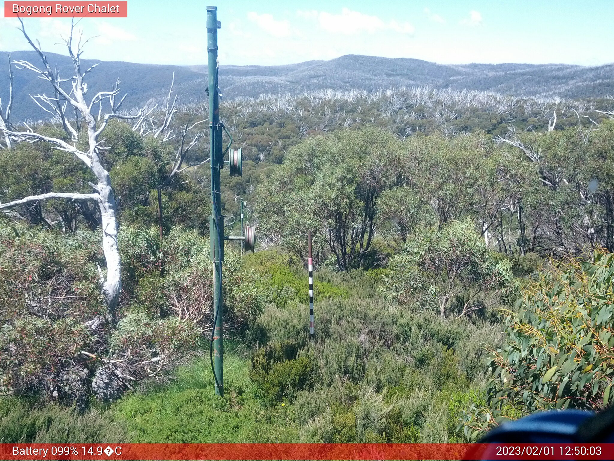 Bogong Web Cam 12:50pm Wednesday 1st of February 2023