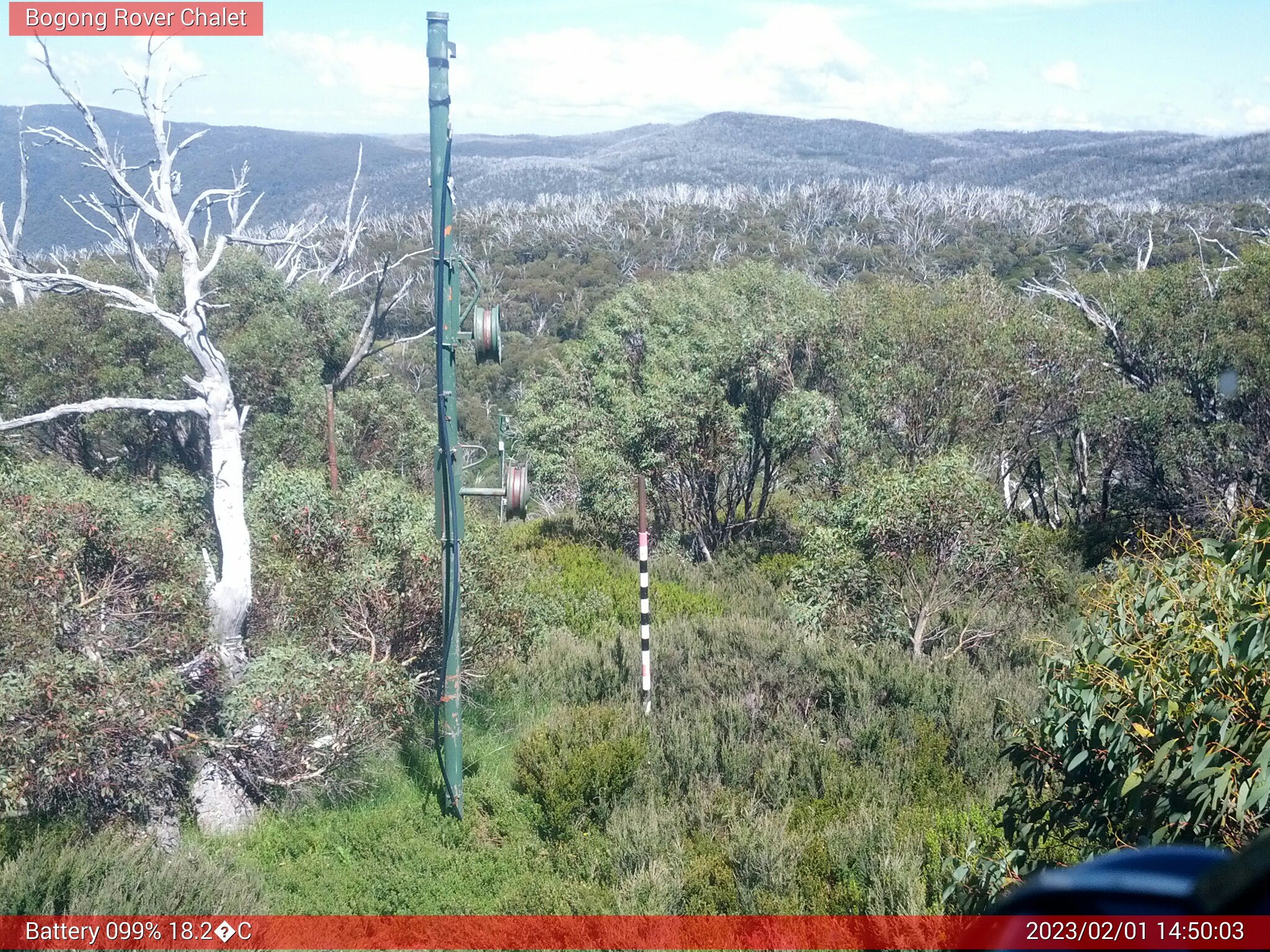 Bogong Web Cam 2:50pm Wednesday 1st of February 2023