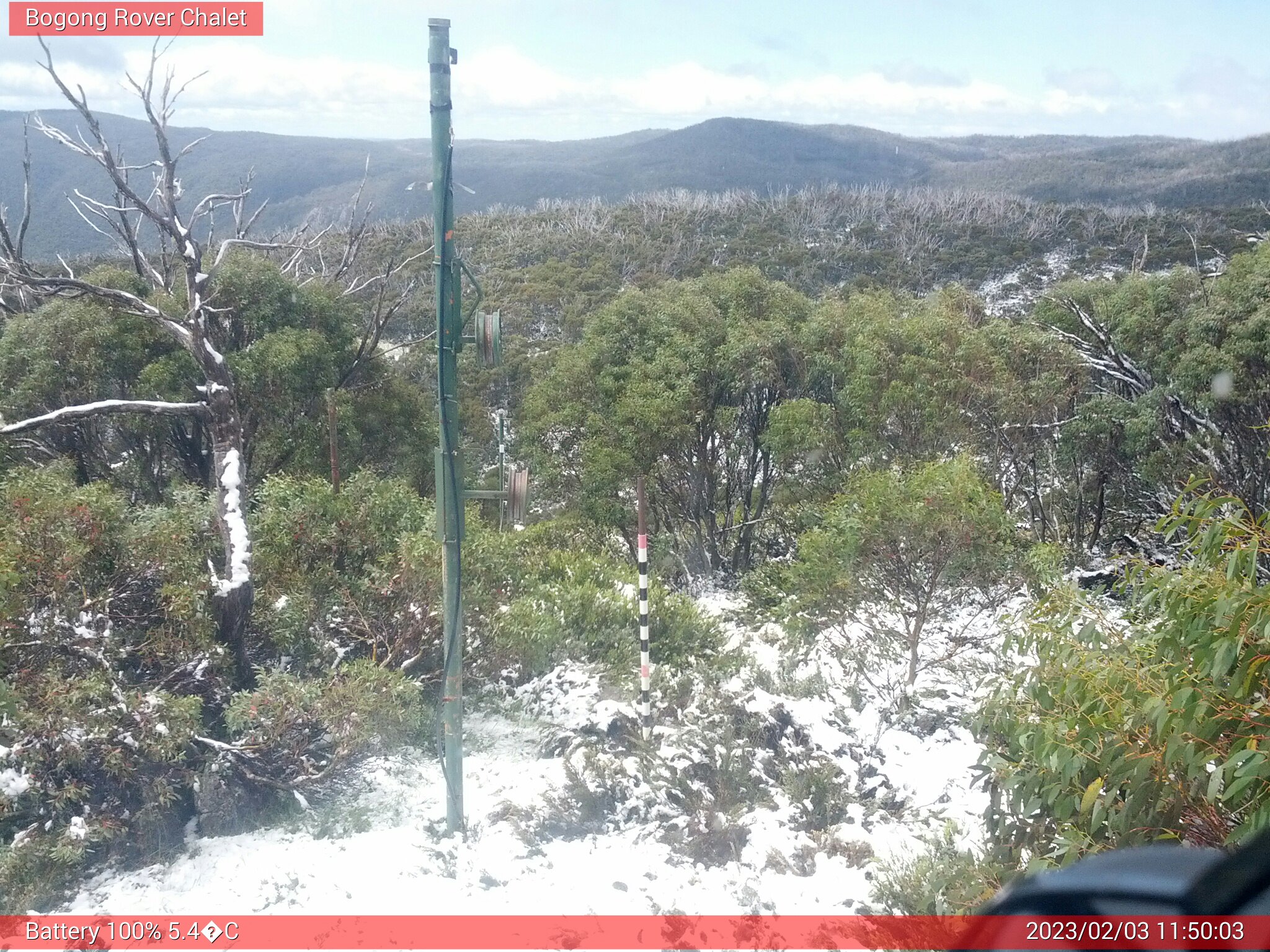 Bogong Web Cam 11:50am Friday 3rd of February 2023