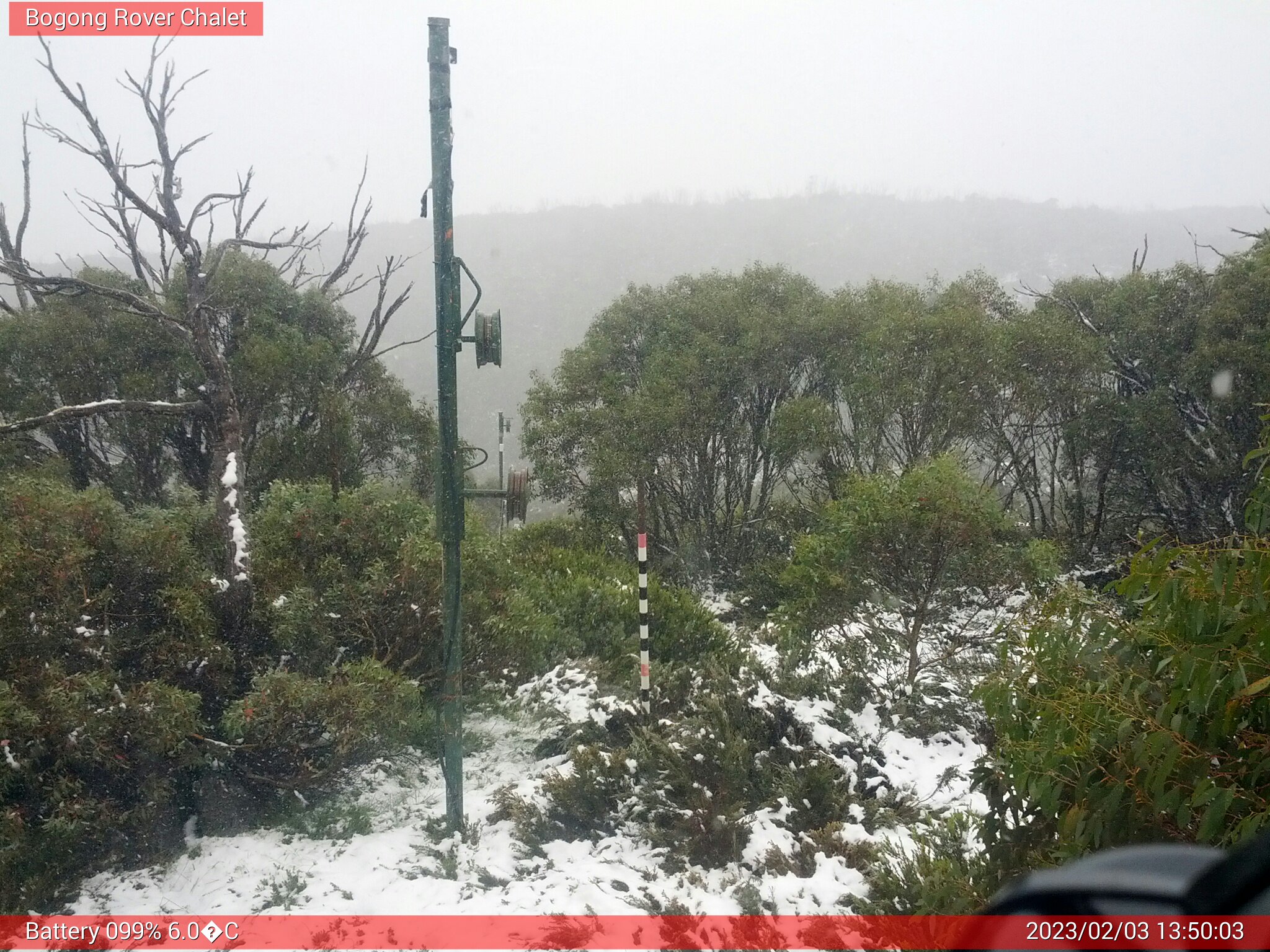 Bogong Web Cam 1:50pm Friday 3rd of February 2023