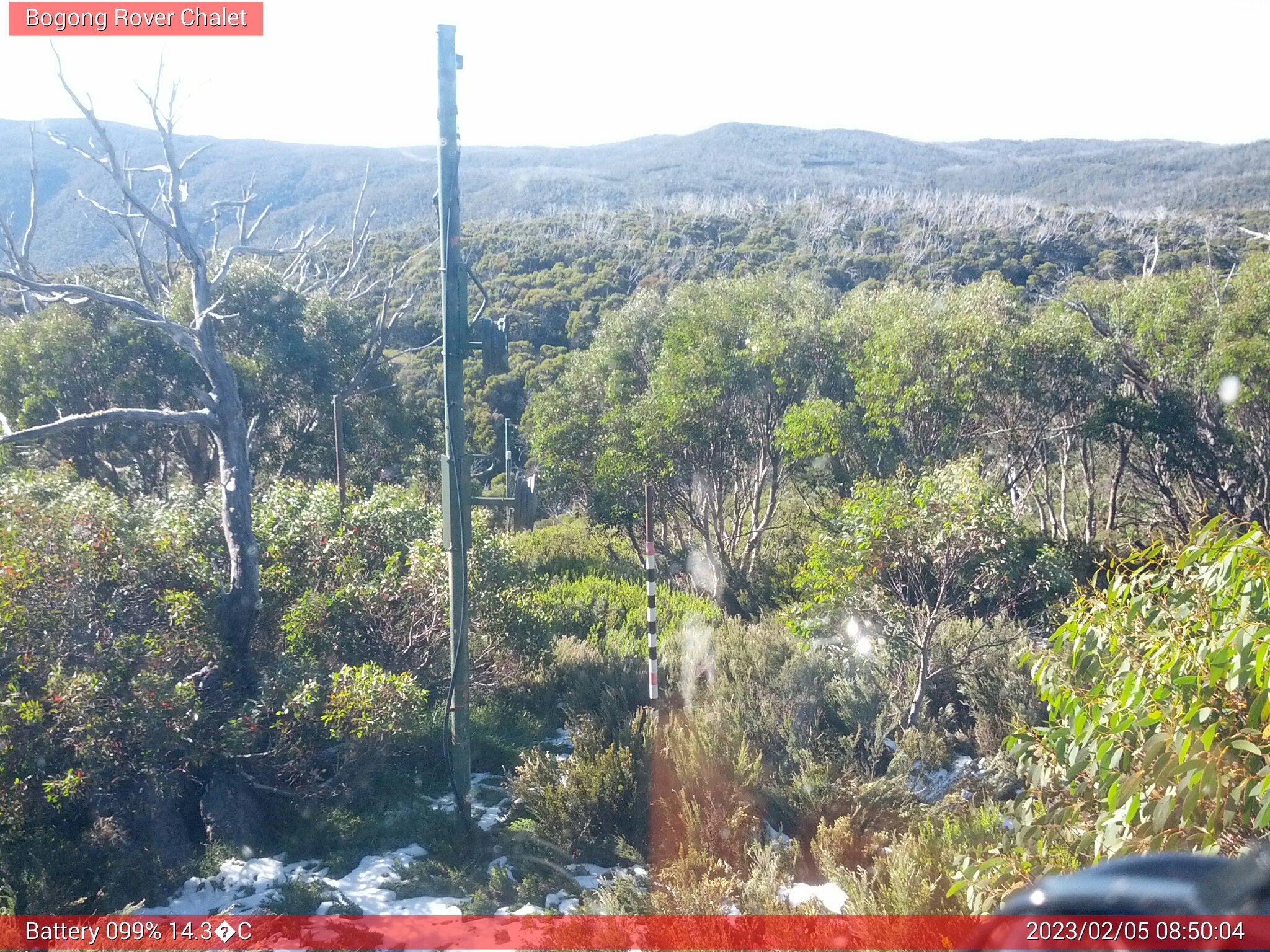 Bogong Web Cam 8:50am Sunday 5th of February 2023