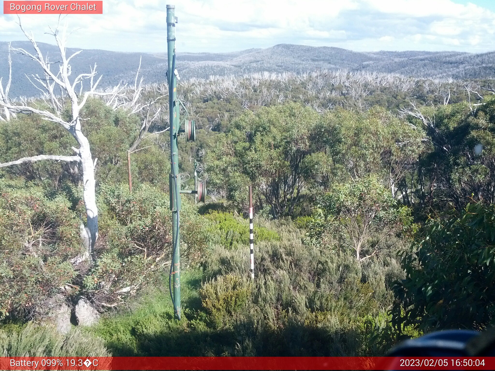 Bogong Web Cam 4:50pm Sunday 5th of February 2023