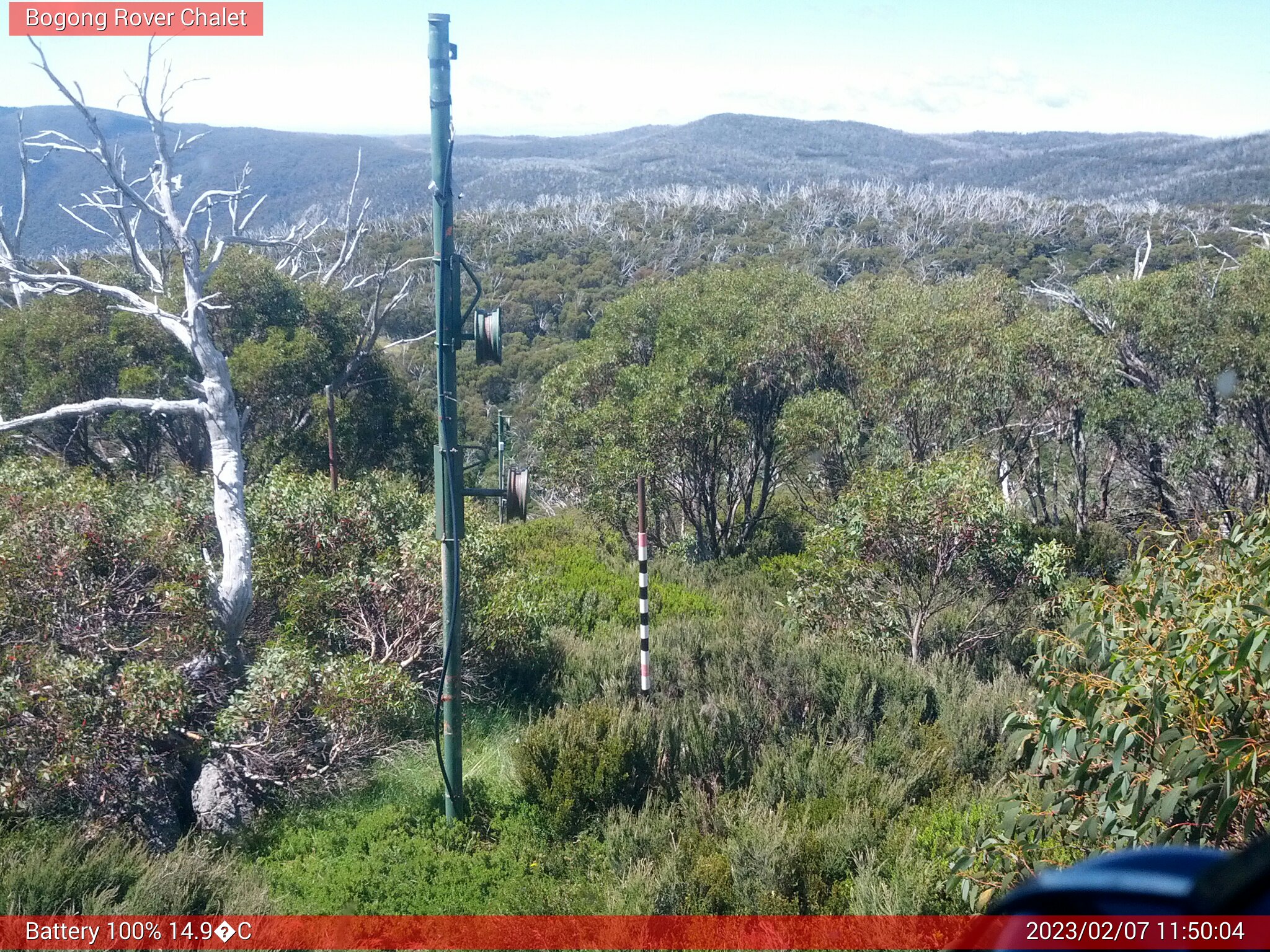 Bogong Web Cam 11:50am Tuesday 7th of February 2023