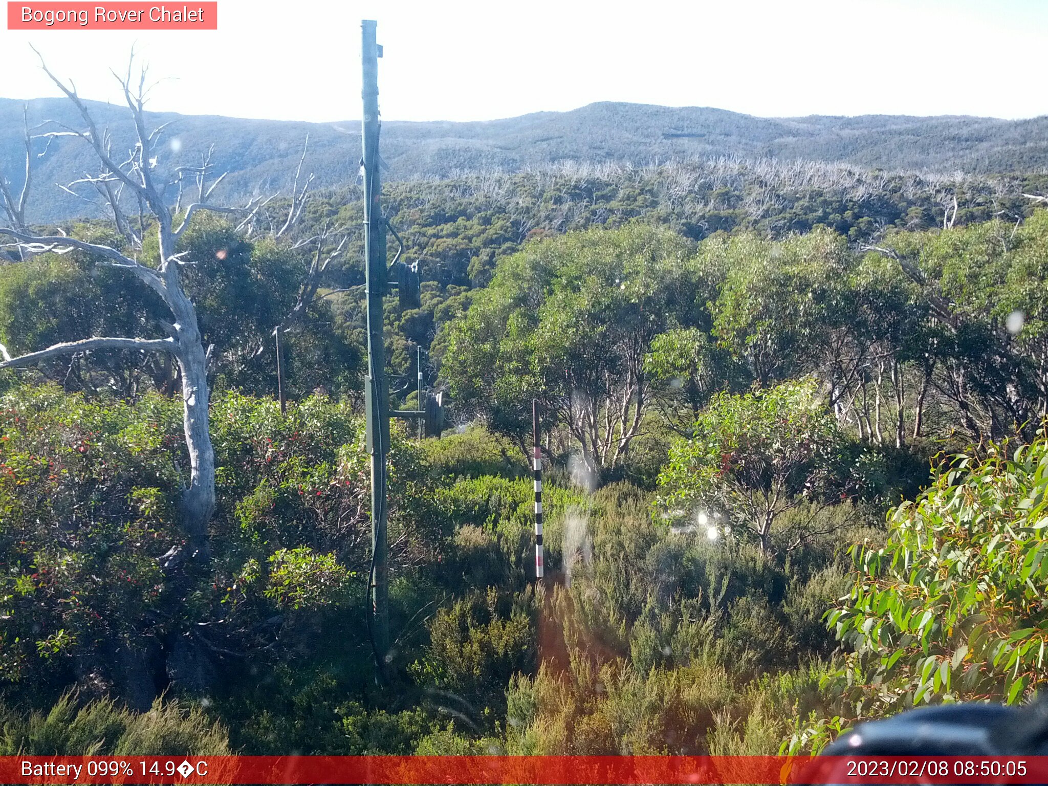 Bogong Web Cam 8:50am Wednesday 8th of February 2023