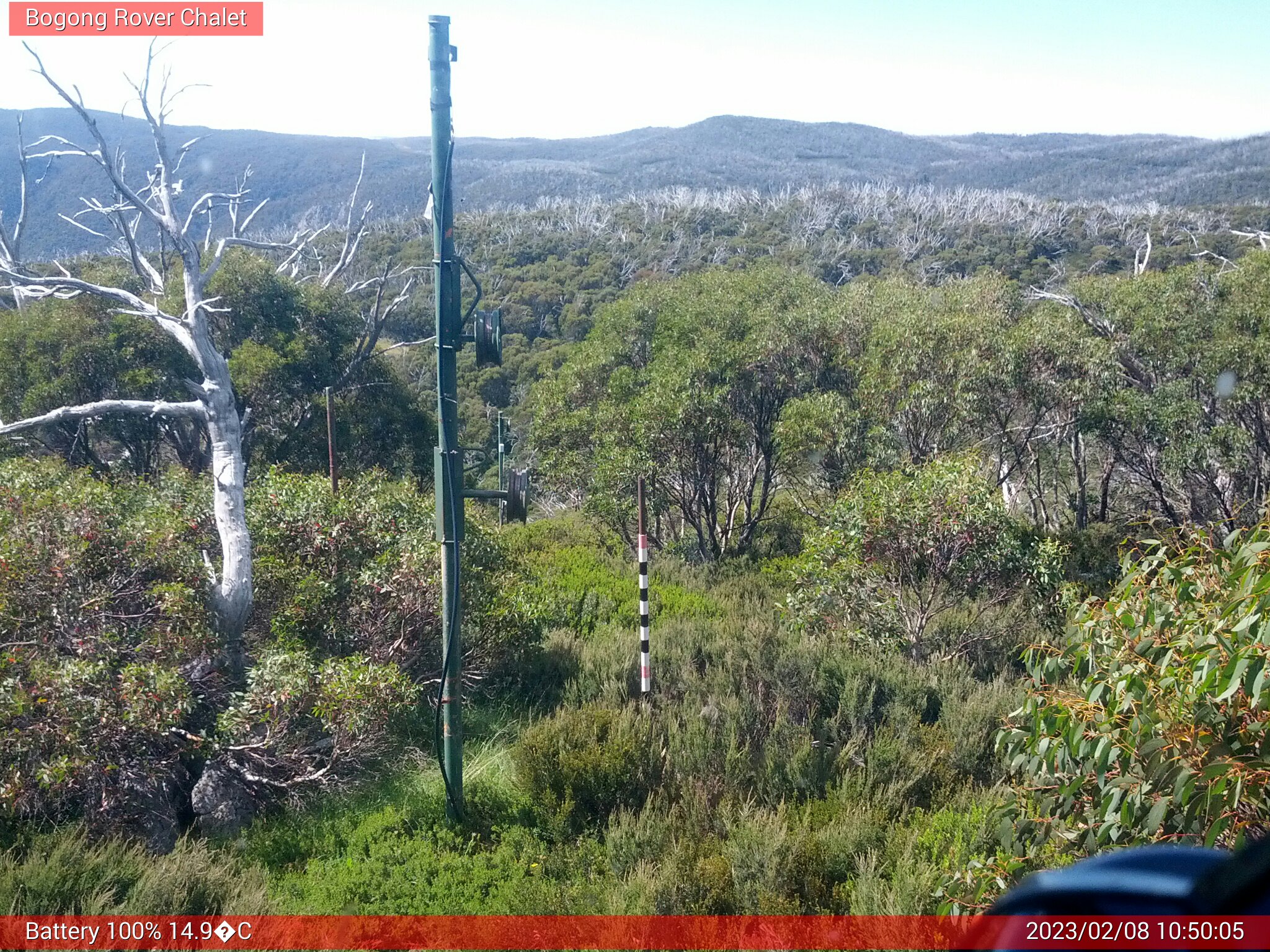 Bogong Web Cam 10:50am Wednesday 8th of February 2023