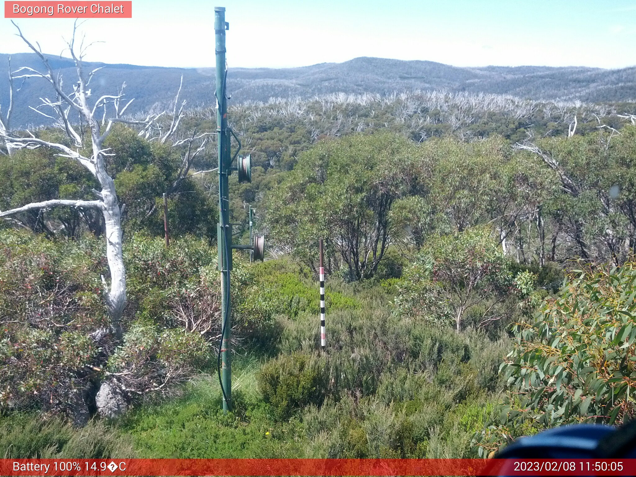 Bogong Web Cam 11:50am Wednesday 8th of February 2023