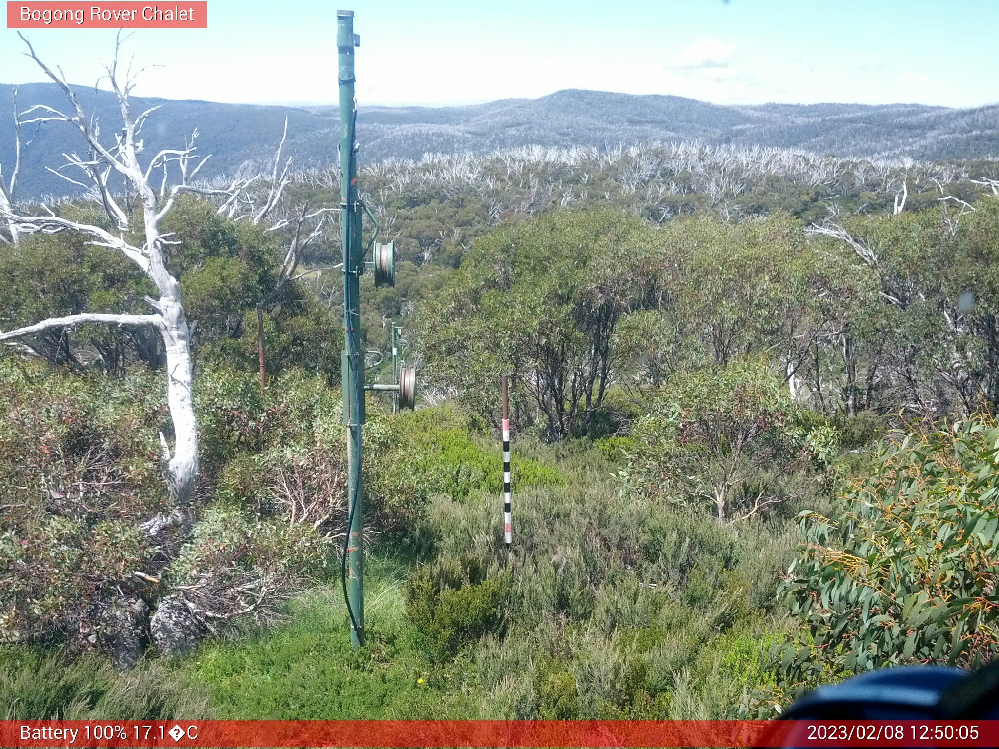 Bogong Web Cam 12:50pm Wednesday 8th of February 2023