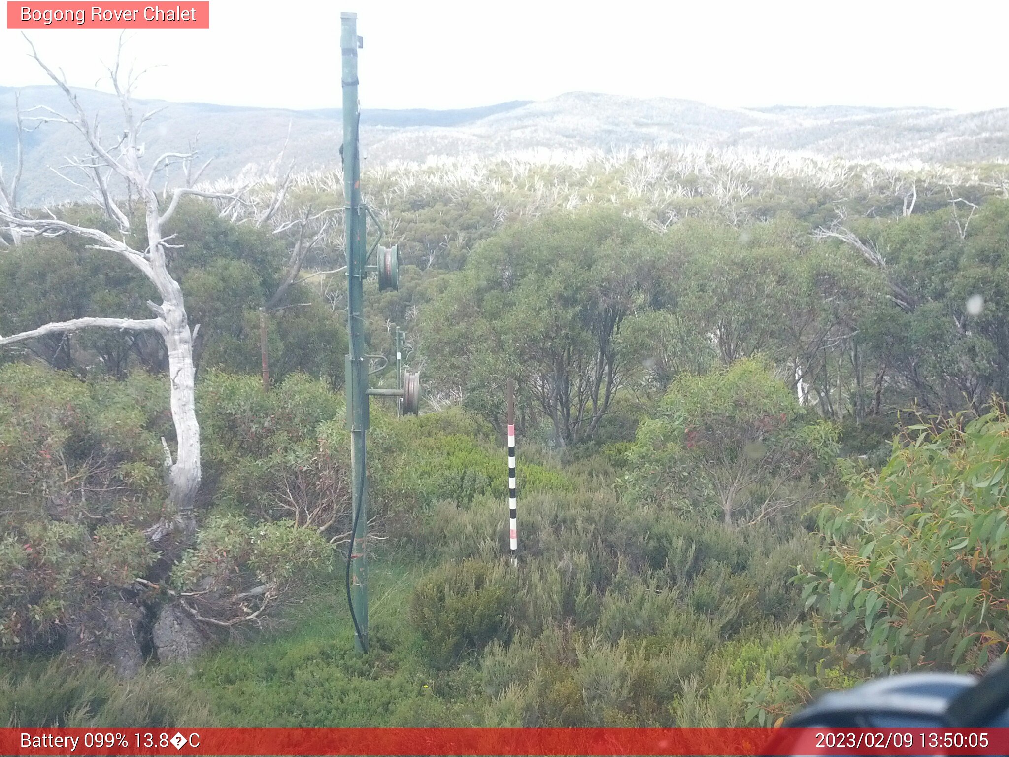 Bogong Web Cam 1:50pm Thursday 9th of February 2023