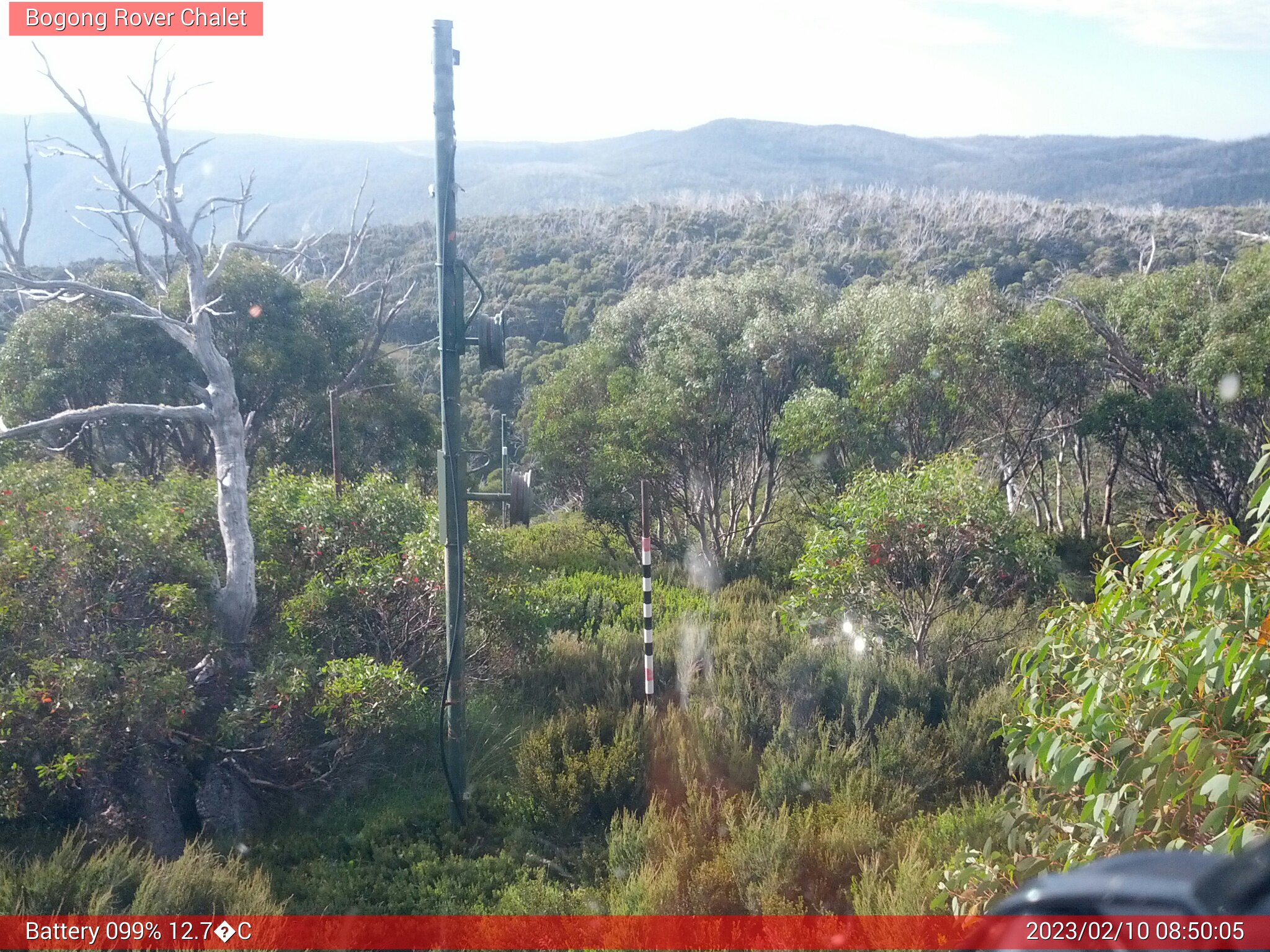 Bogong Web Cam 8:50am Friday 10th of February 2023