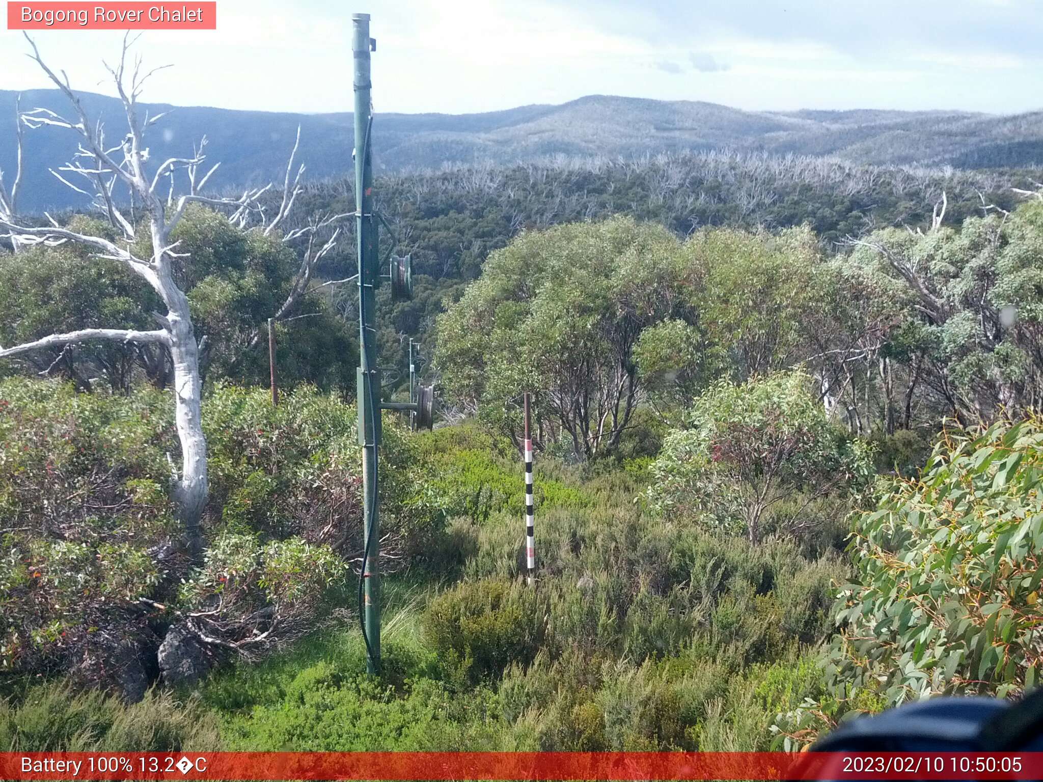 Bogong Web Cam 10:50am Friday 10th of February 2023