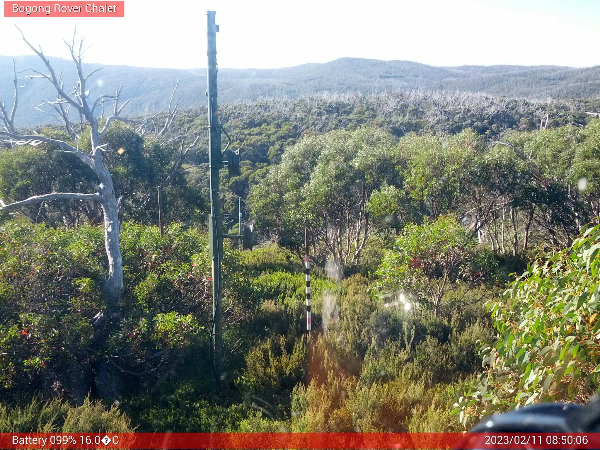 Bogong Web Cam 8:50am Saturday 11th of February 2023