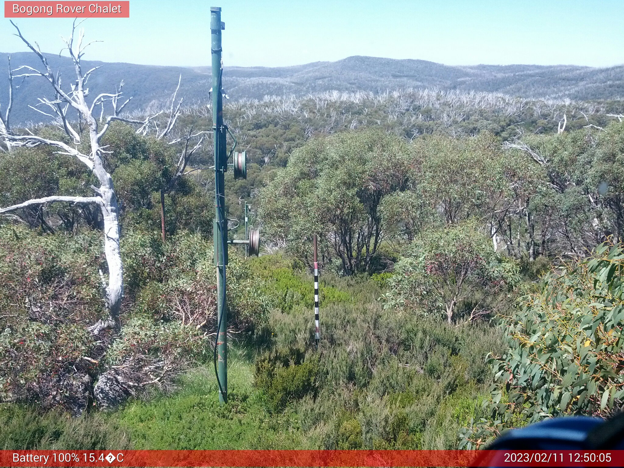 Bogong Web Cam 12:50pm Saturday 11th of February 2023