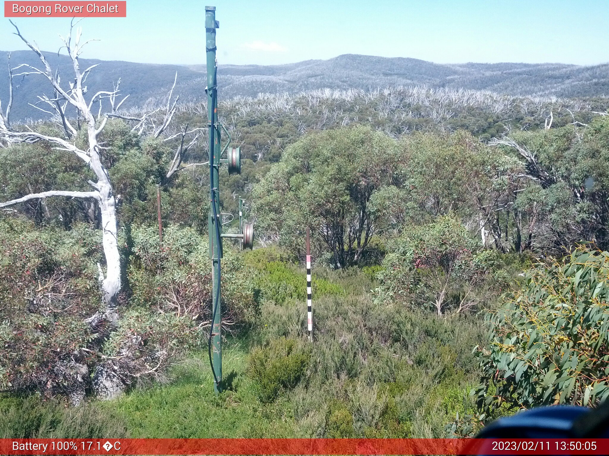 Bogong Web Cam 1:50pm Saturday 11th of February 2023