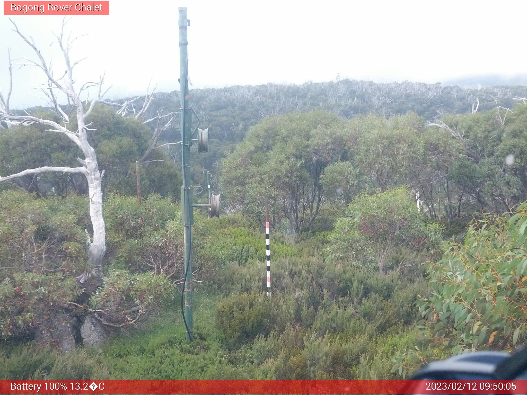 Bogong Web Cam 9:50am Sunday 12th of February 2023