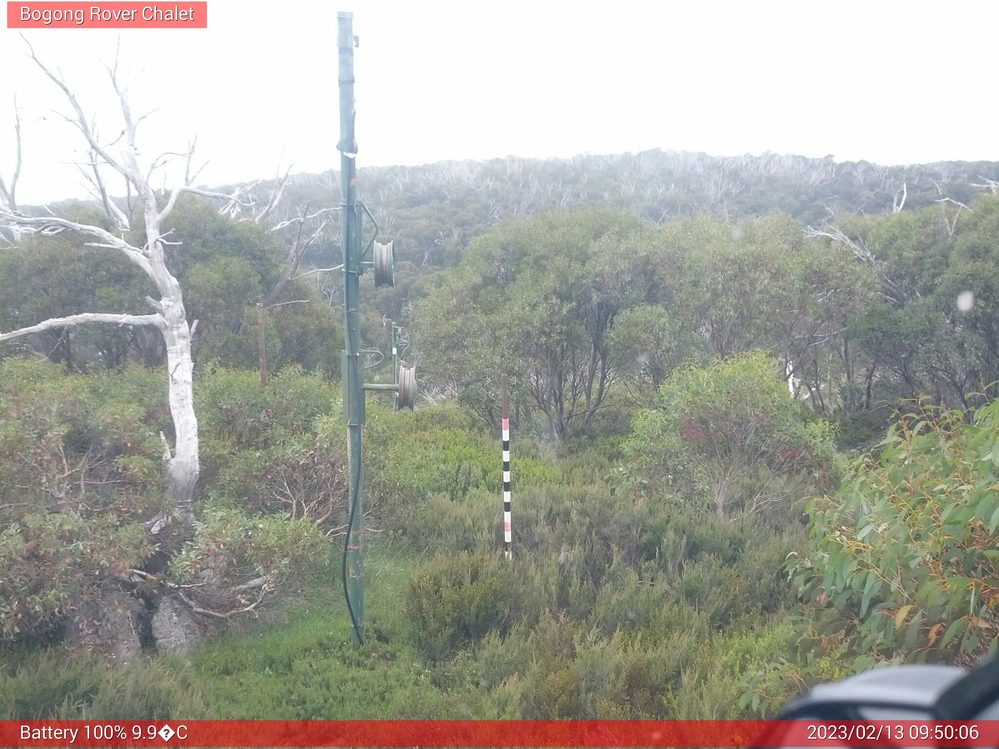 Bogong Web Cam 9:50am Monday 13th of February 2023