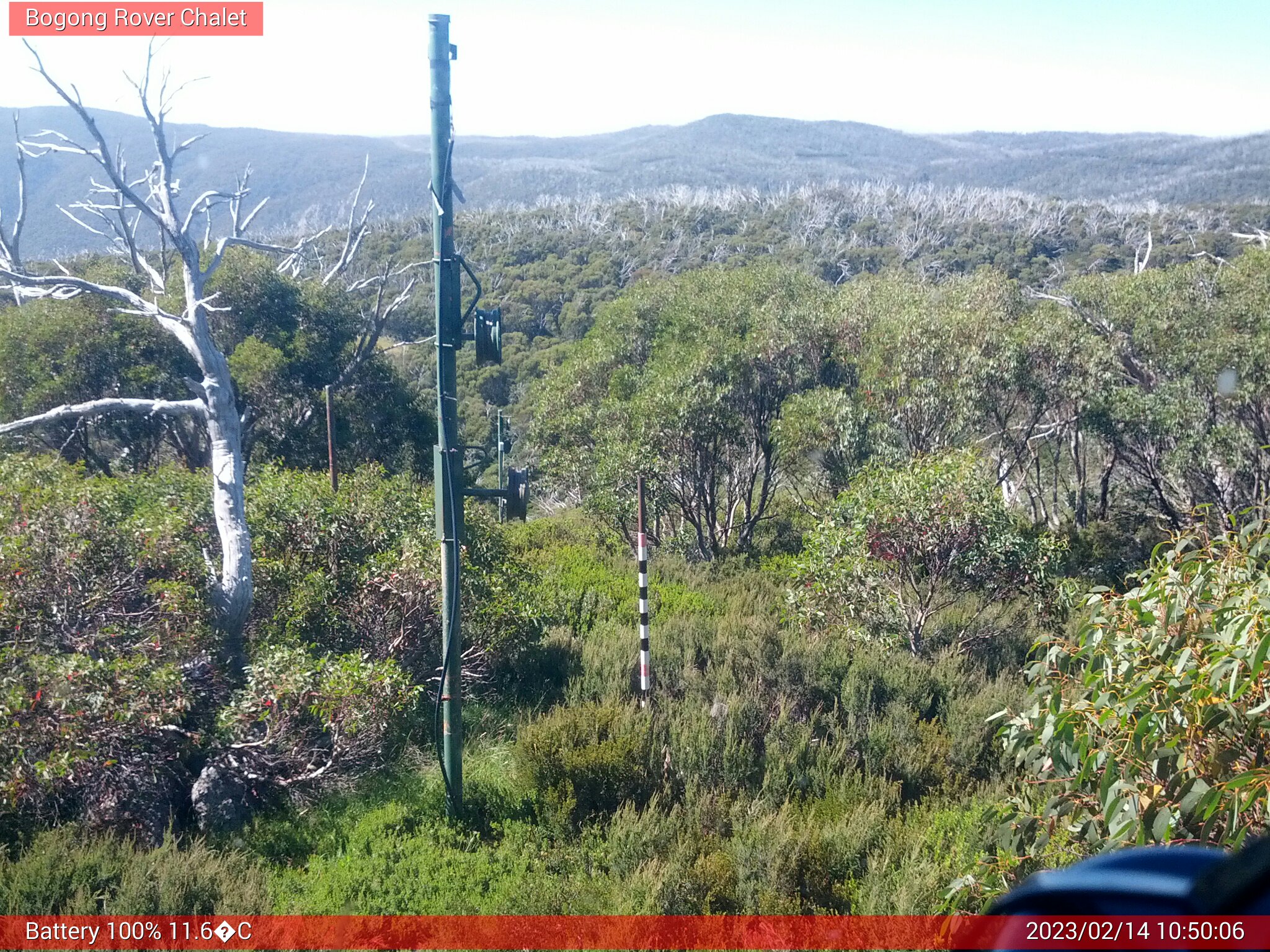 Bogong Web Cam 10:50am Tuesday 14th of February 2023