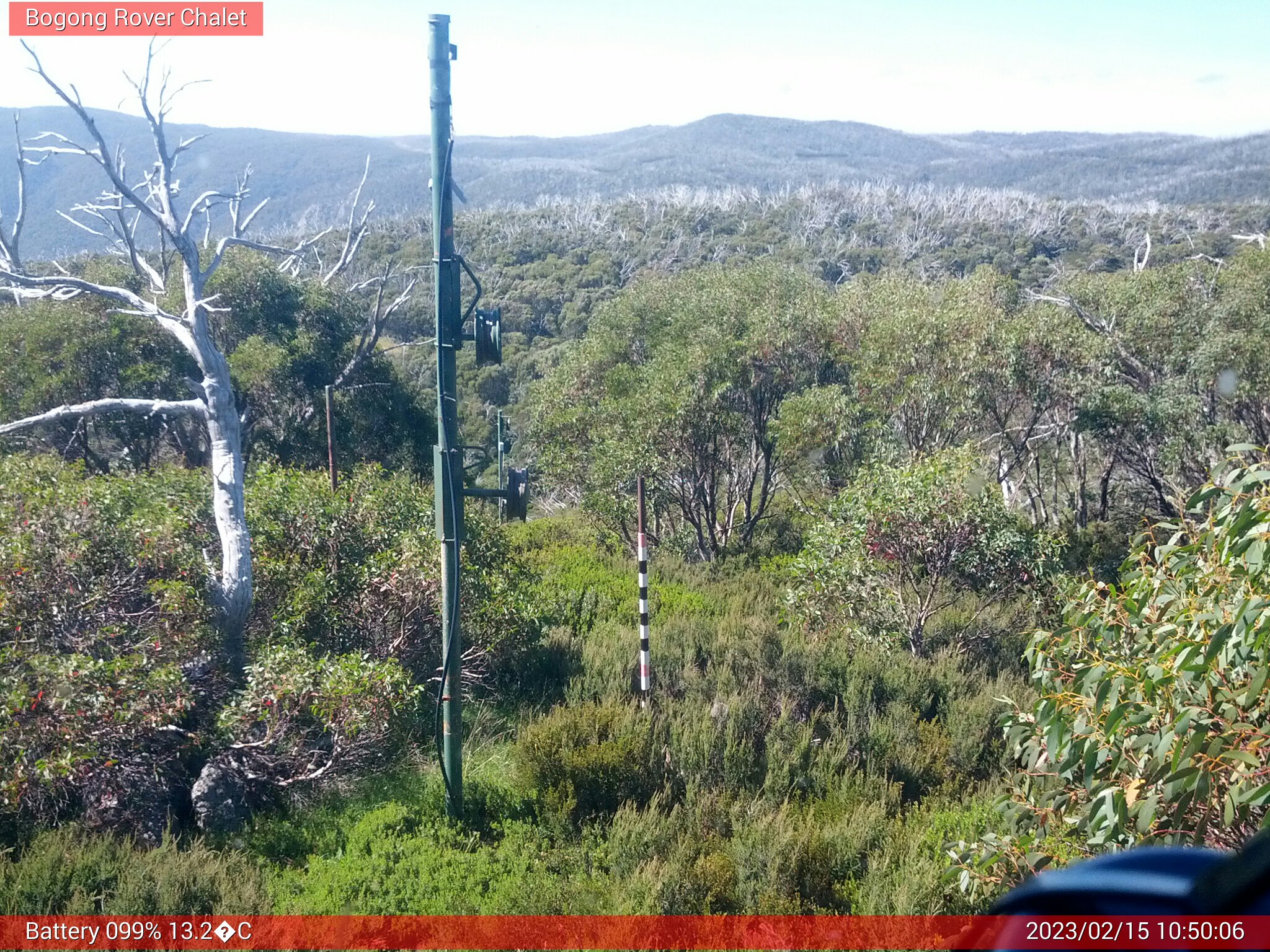 Bogong Web Cam 10:50am Wednesday 15th of February 2023