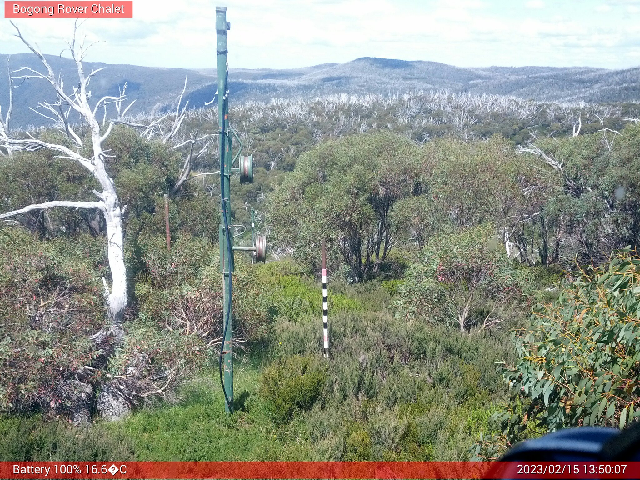 Bogong Web Cam 1:50pm Wednesday 15th of February 2023