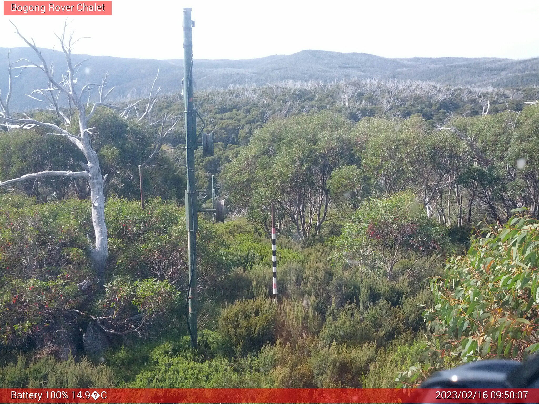 Bogong Web Cam 9:50am Thursday 16th of February 2023