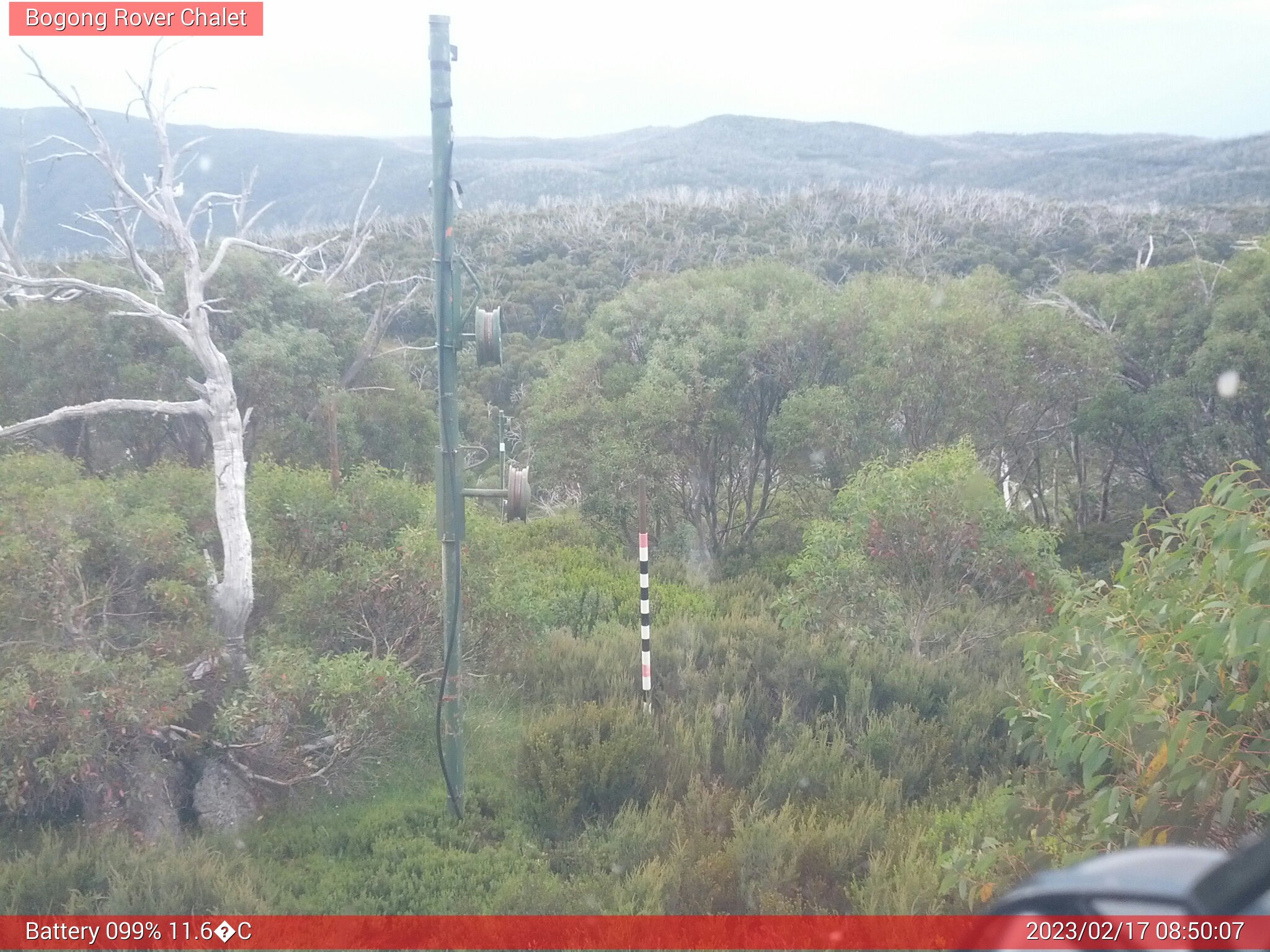 Bogong Web Cam 8:50am Friday 17th of February 2023