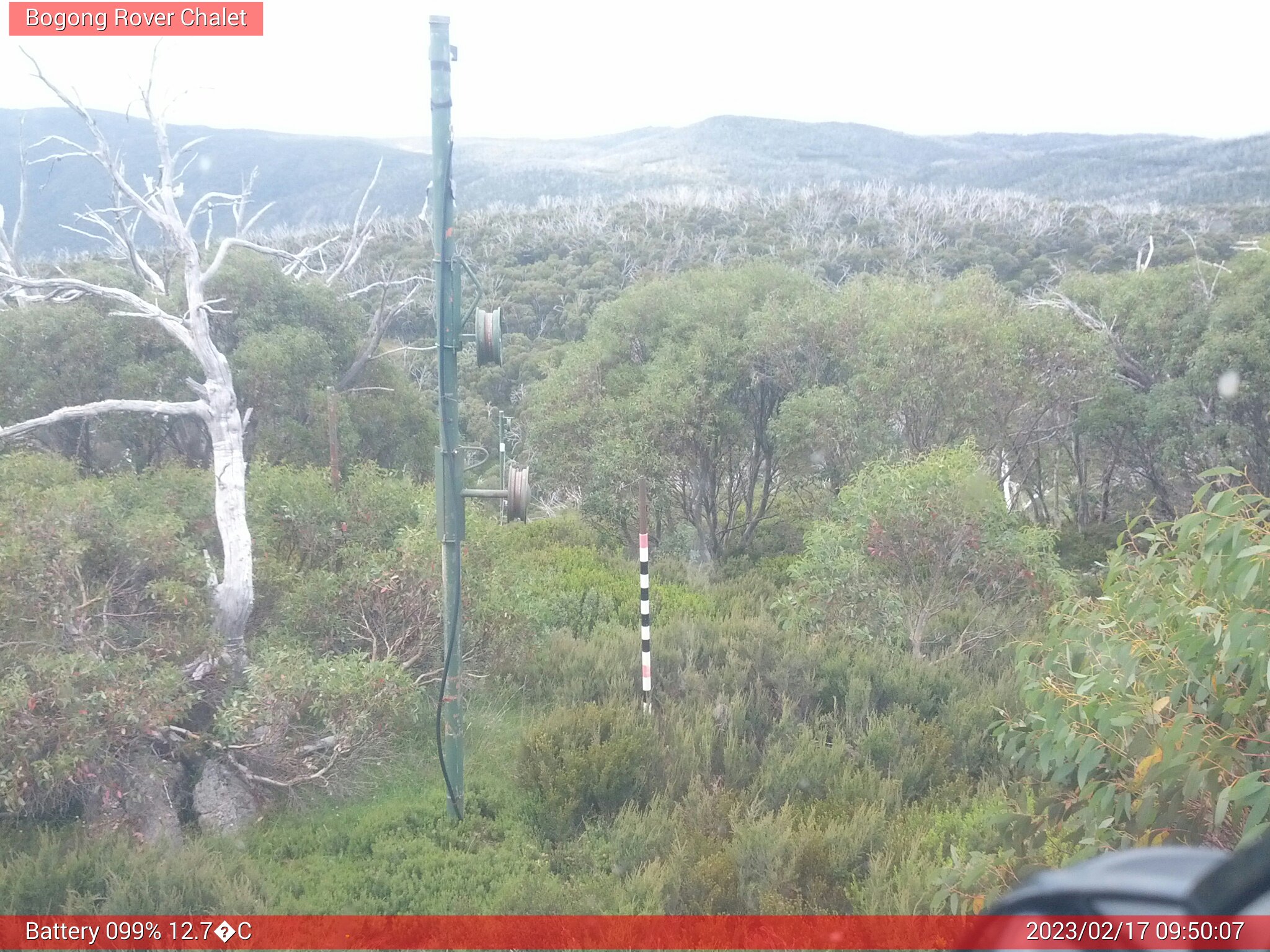 Bogong Web Cam 9:50am Friday 17th of February 2023