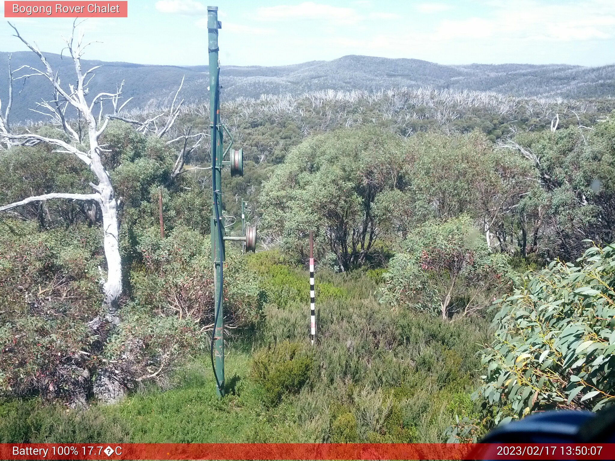 Bogong Web Cam 1:50pm Friday 17th of February 2023