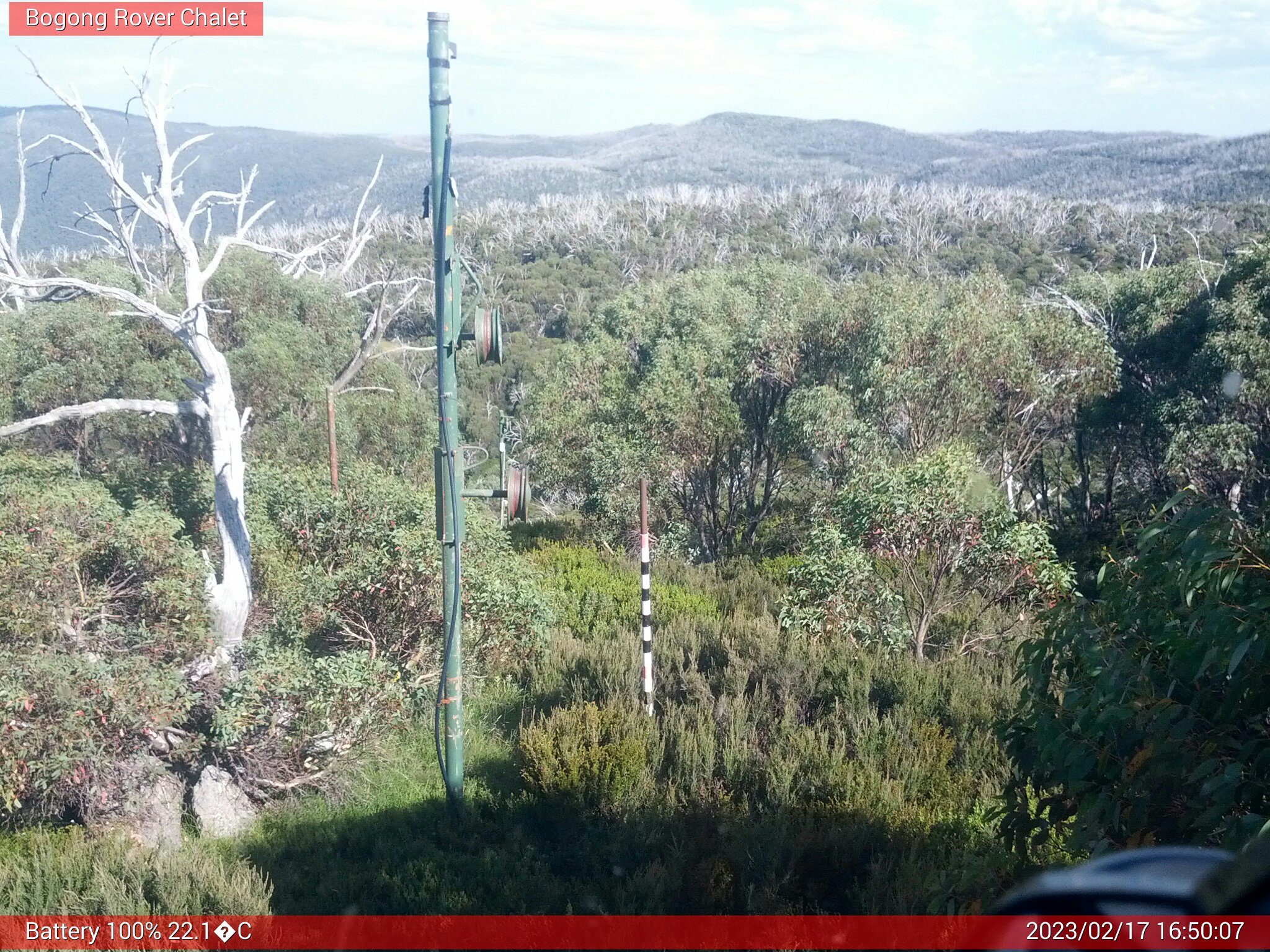 Bogong Web Cam 4:50pm Friday 17th of February 2023