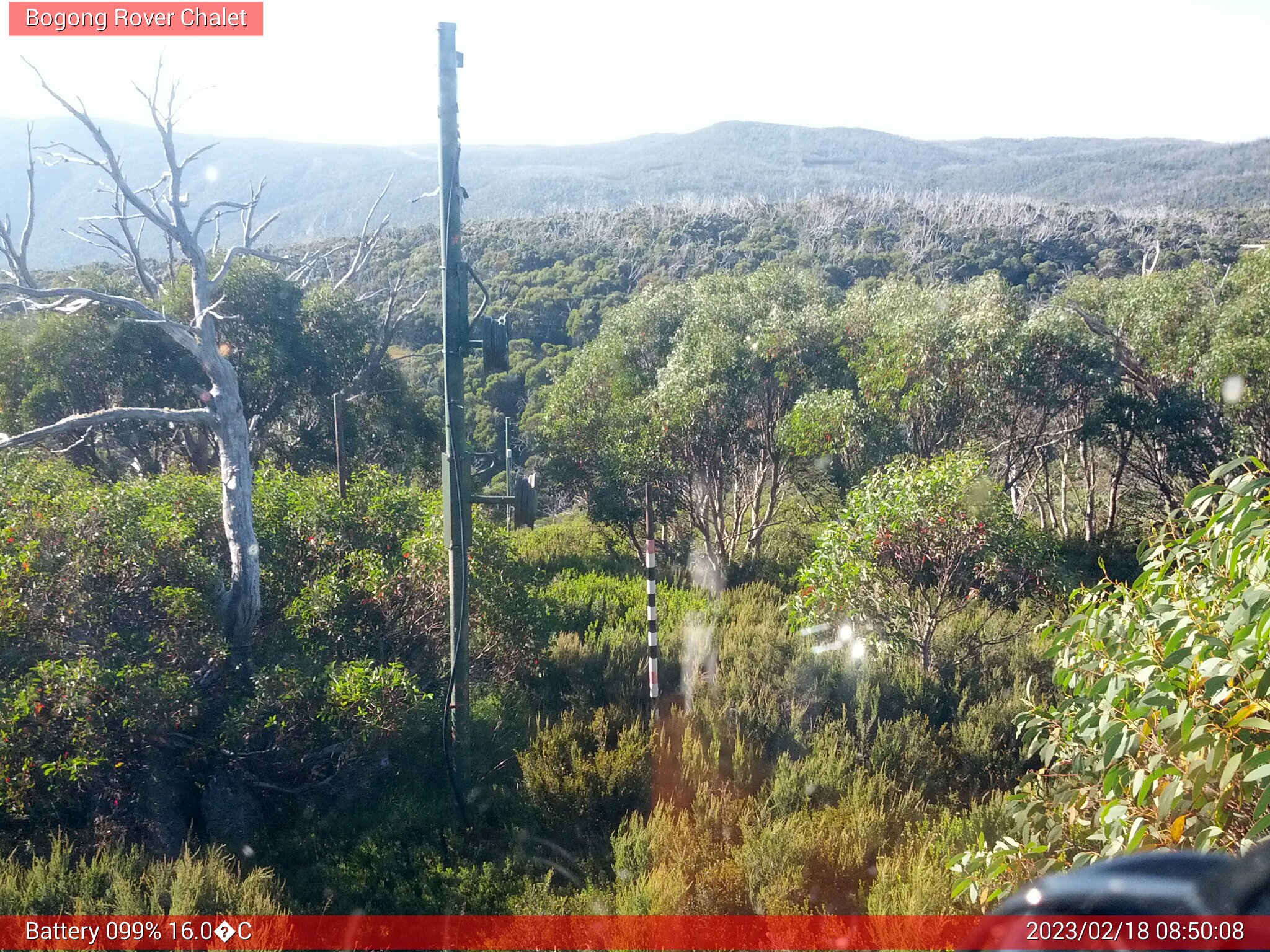 Bogong Web Cam 8:50am Saturday 18th of February 2023