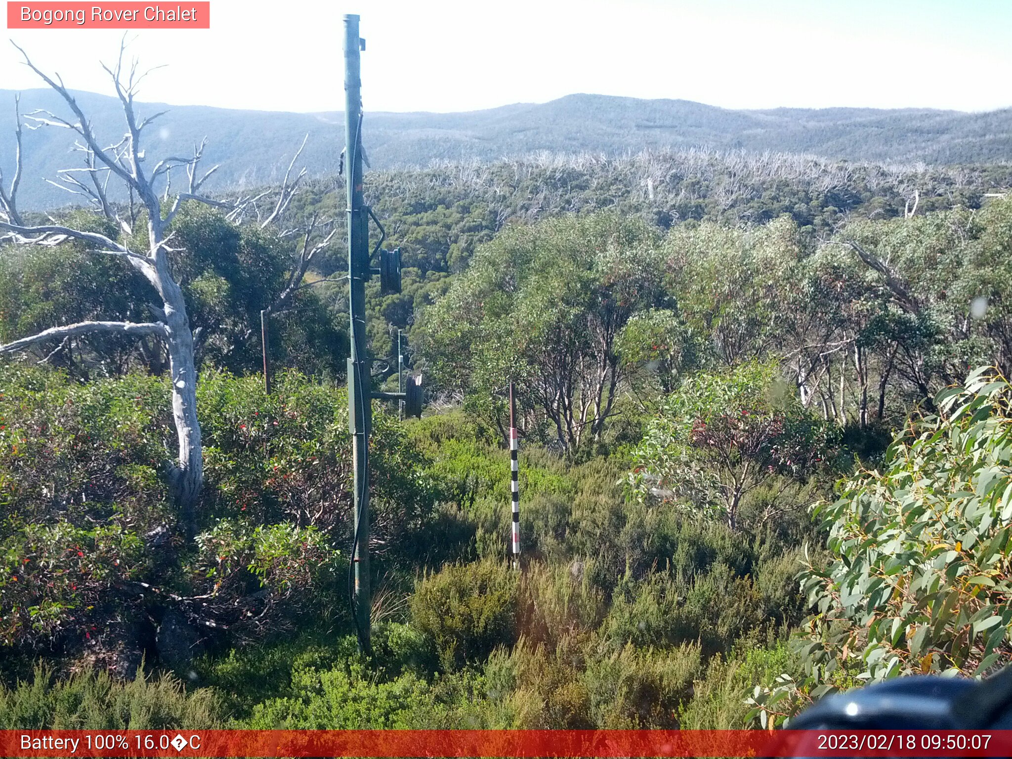 Bogong Web Cam 9:50am Saturday 18th of February 2023