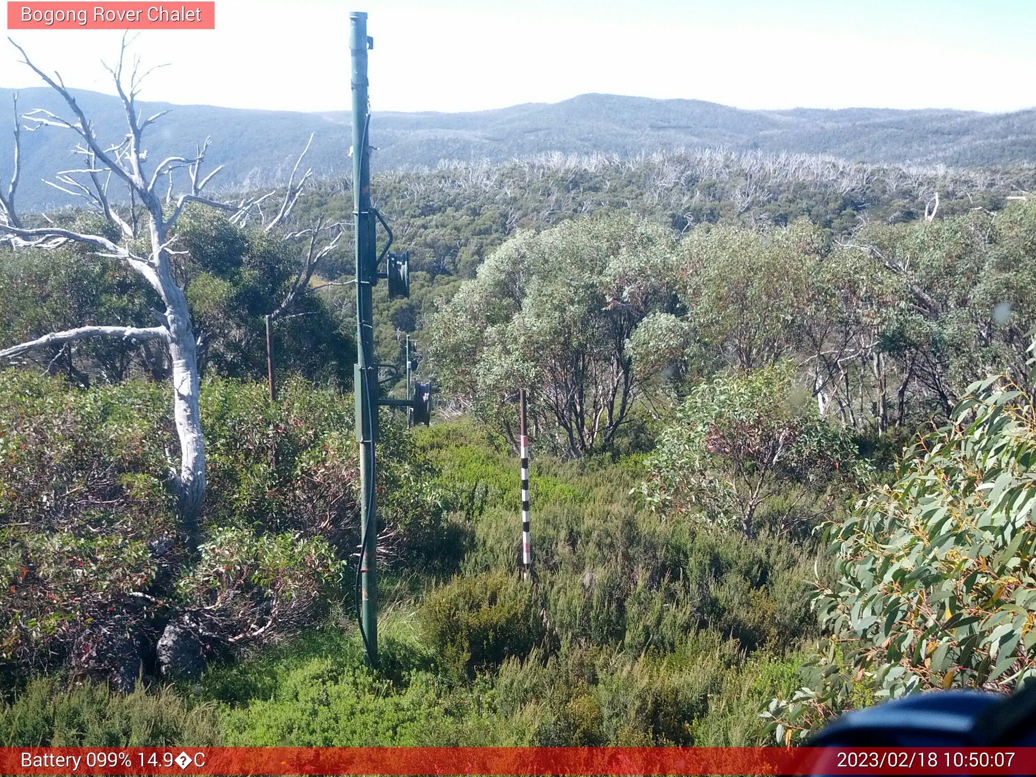 Bogong Web Cam 10:50am Saturday 18th of February 2023