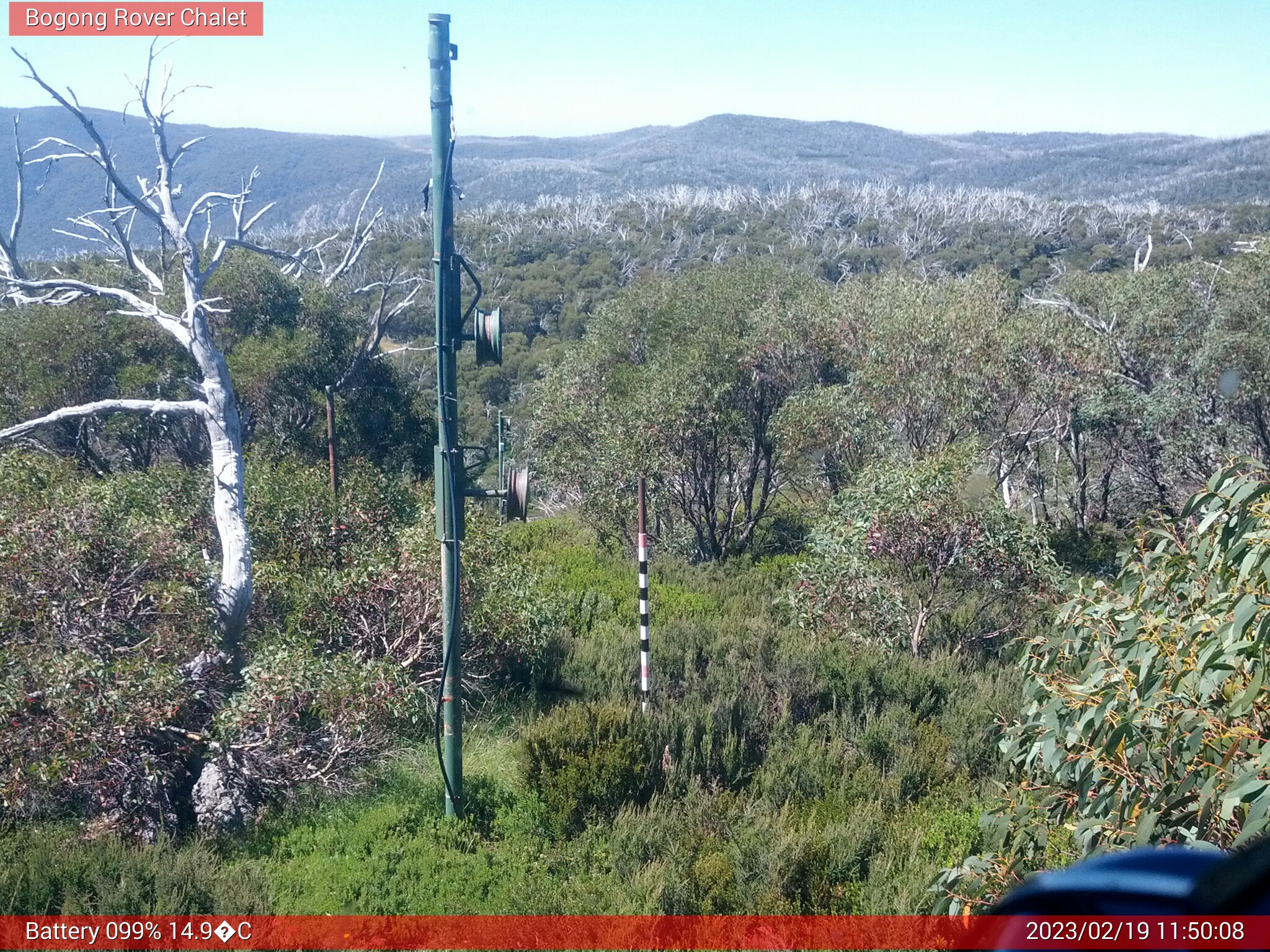 Bogong Web Cam 11:50am Sunday 19th of February 2023