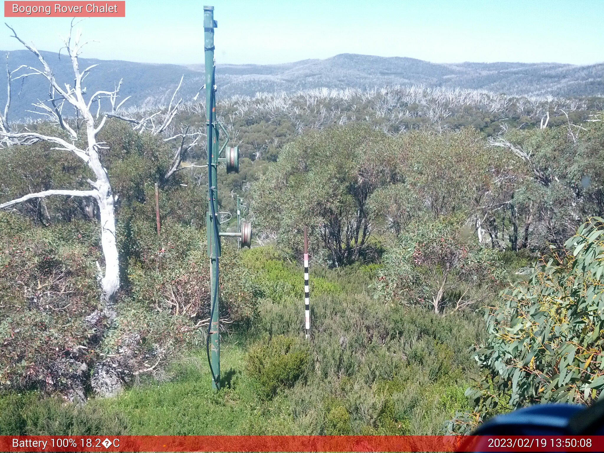 Bogong Web Cam 1:50pm Sunday 19th of February 2023