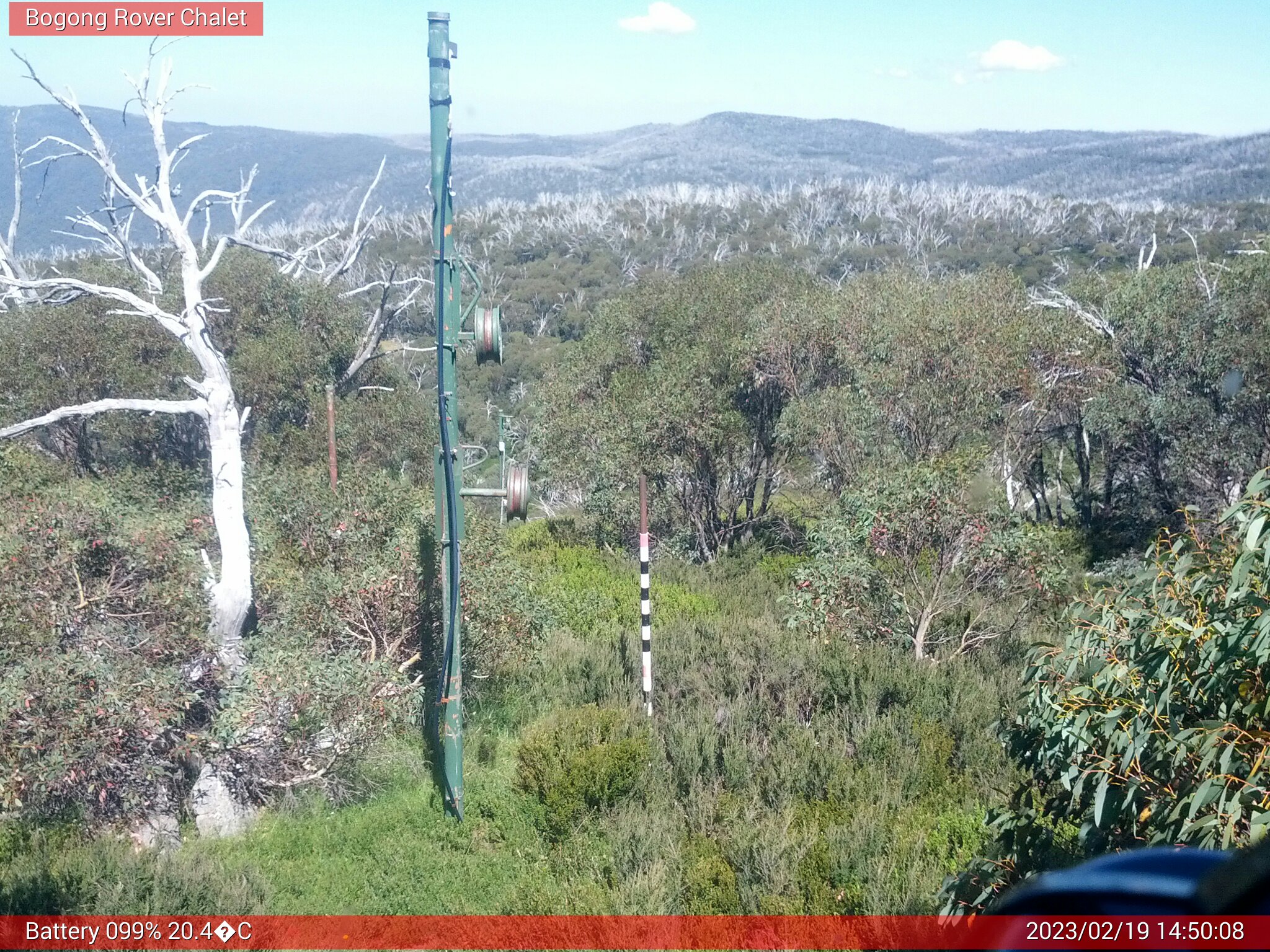 Bogong Web Cam 2:50pm Sunday 19th of February 2023