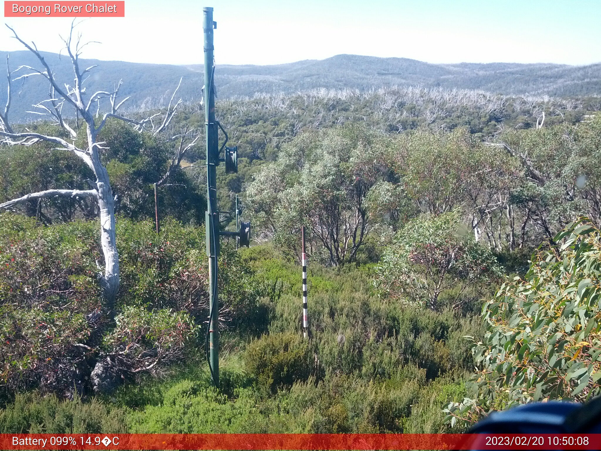 Bogong Web Cam 10:50am Monday 20th of February 2023