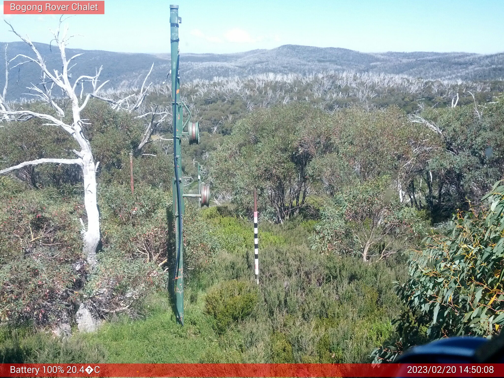 Bogong Web Cam 2:50pm Monday 20th of February 2023