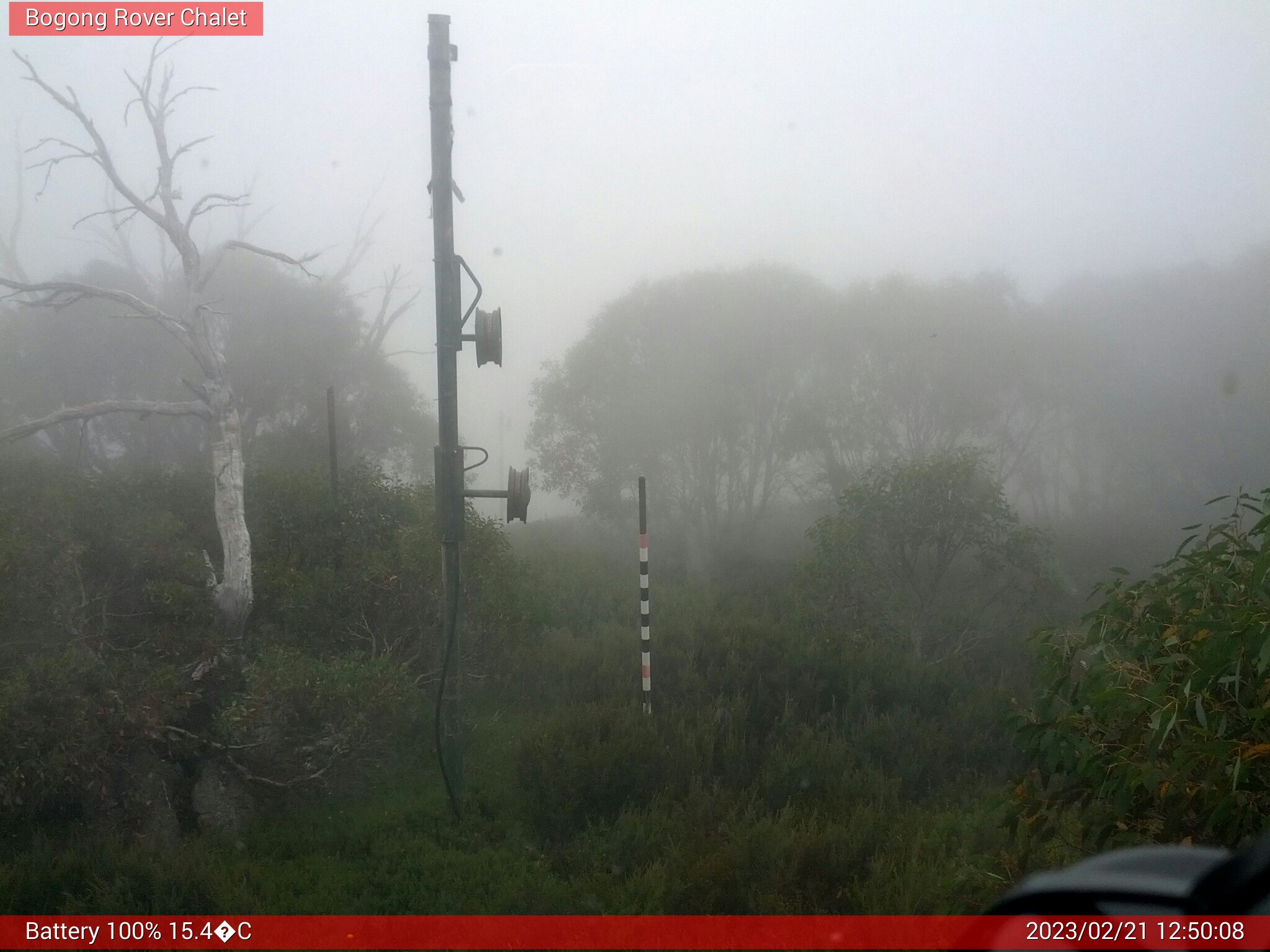 Bogong Web Cam 12:50pm Tuesday 21st of February 2023