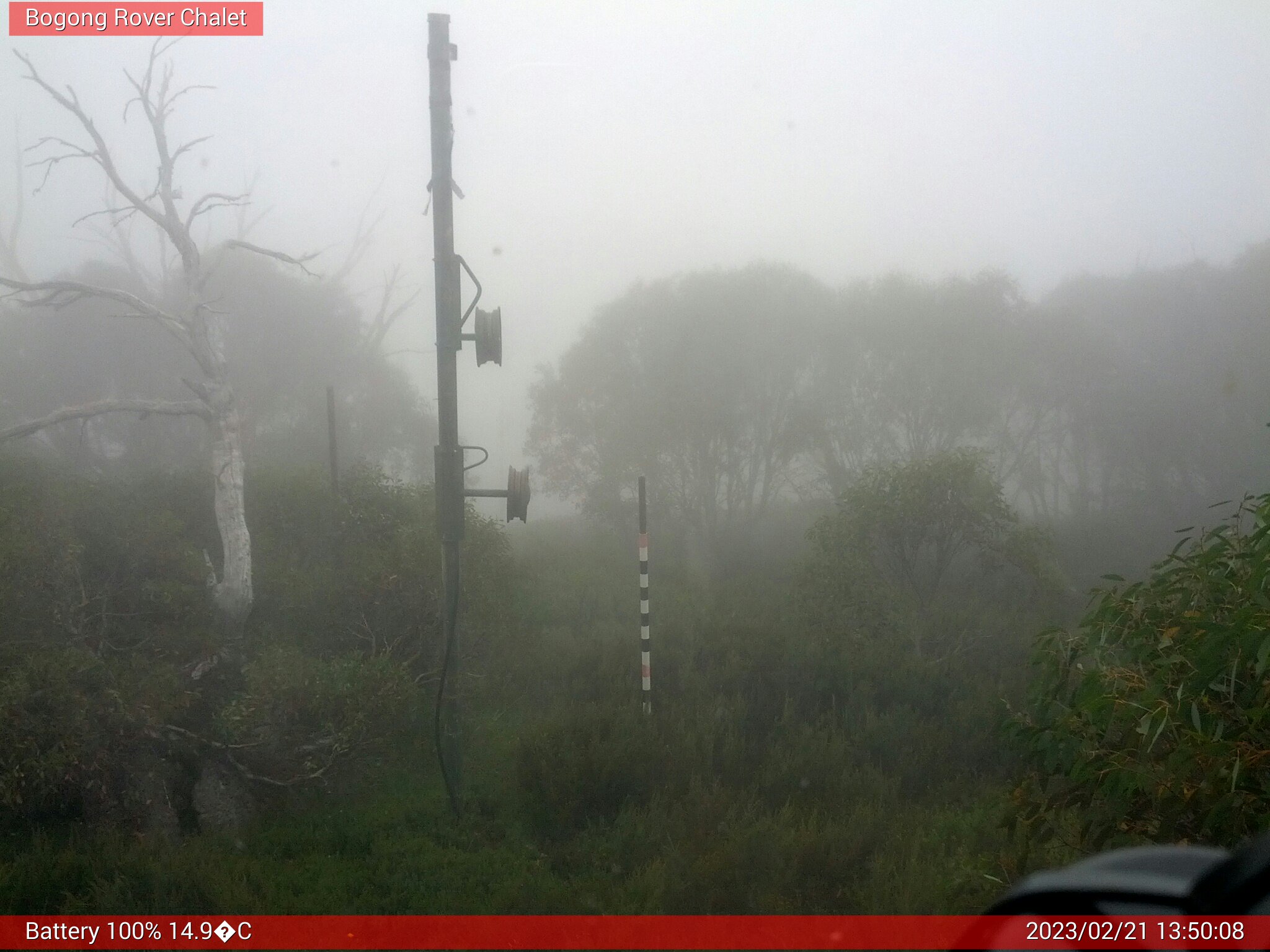 Bogong Web Cam 1:50pm Tuesday 21st of February 2023