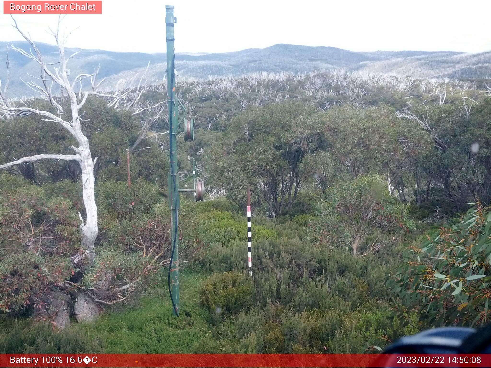 Bogong Web Cam 2:50pm Wednesday 22nd of February 2023