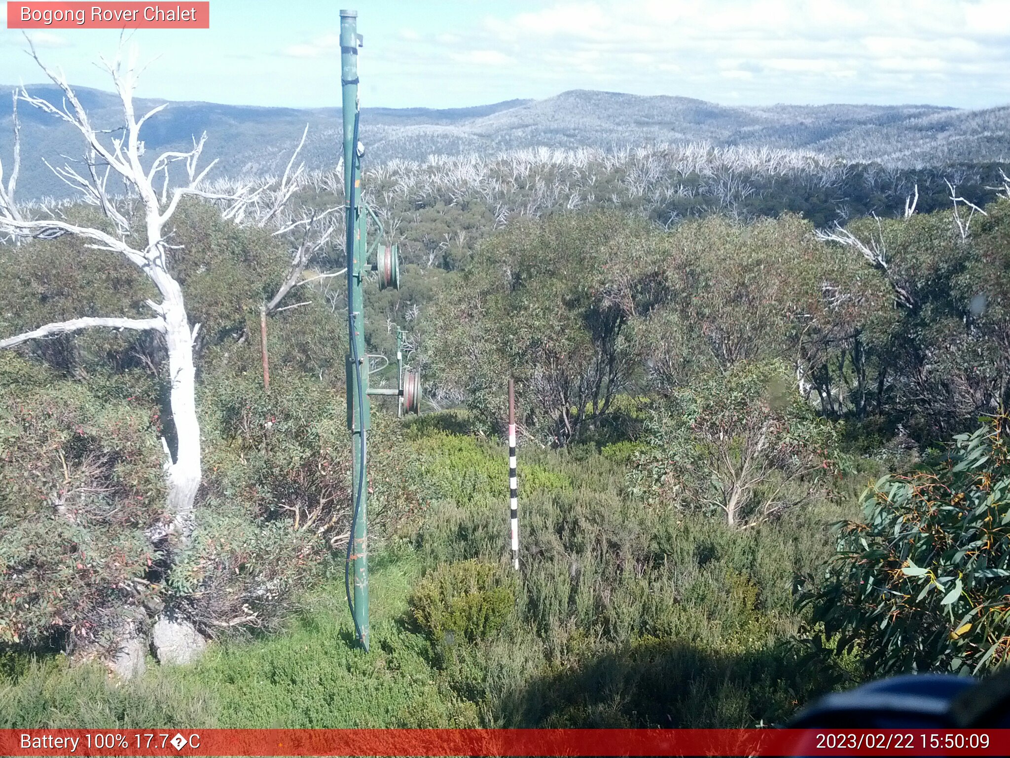 Bogong Web Cam 3:50pm Wednesday 22nd of February 2023