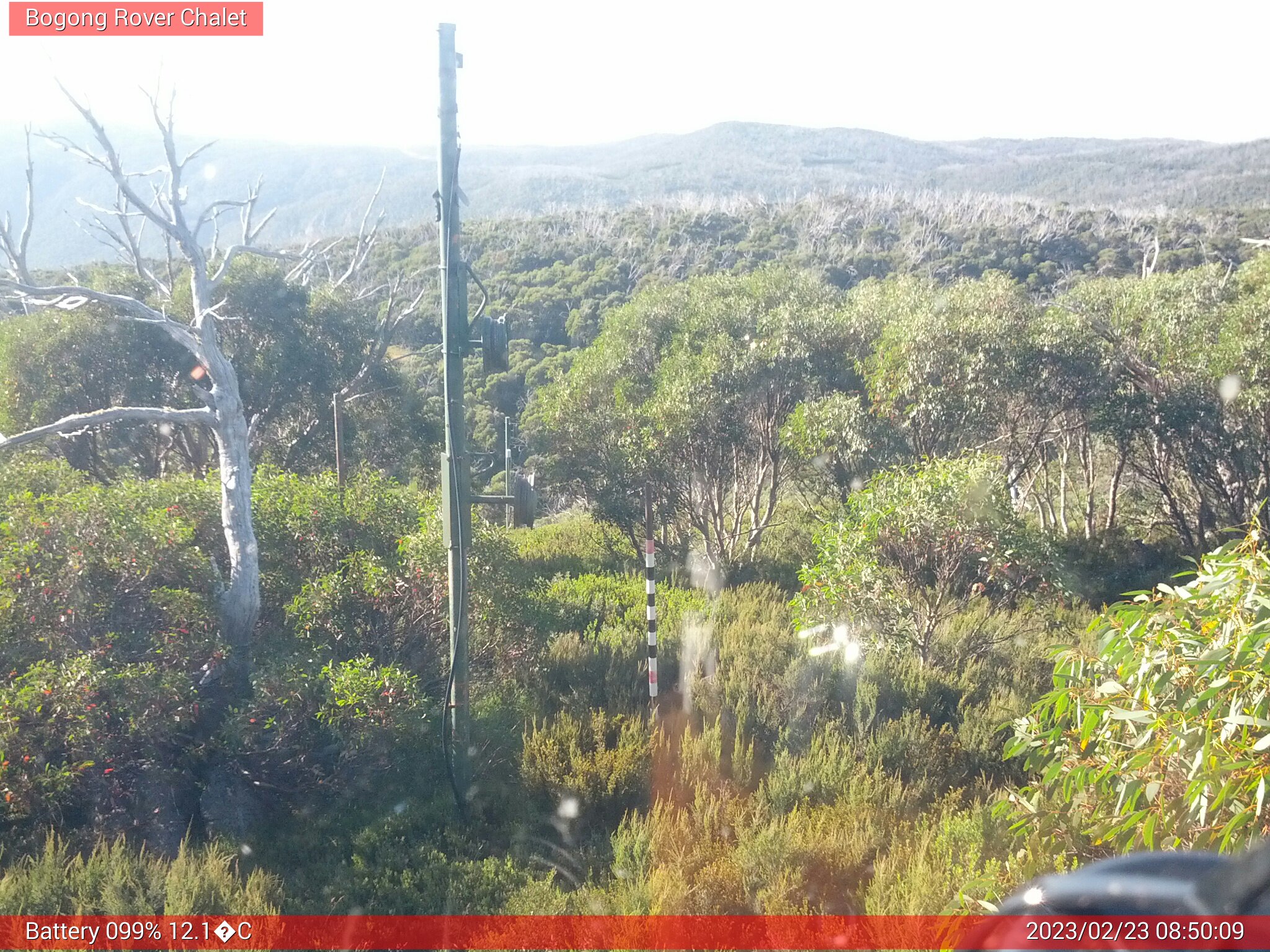 Bogong Web Cam 8:50am Thursday 23rd of February 2023