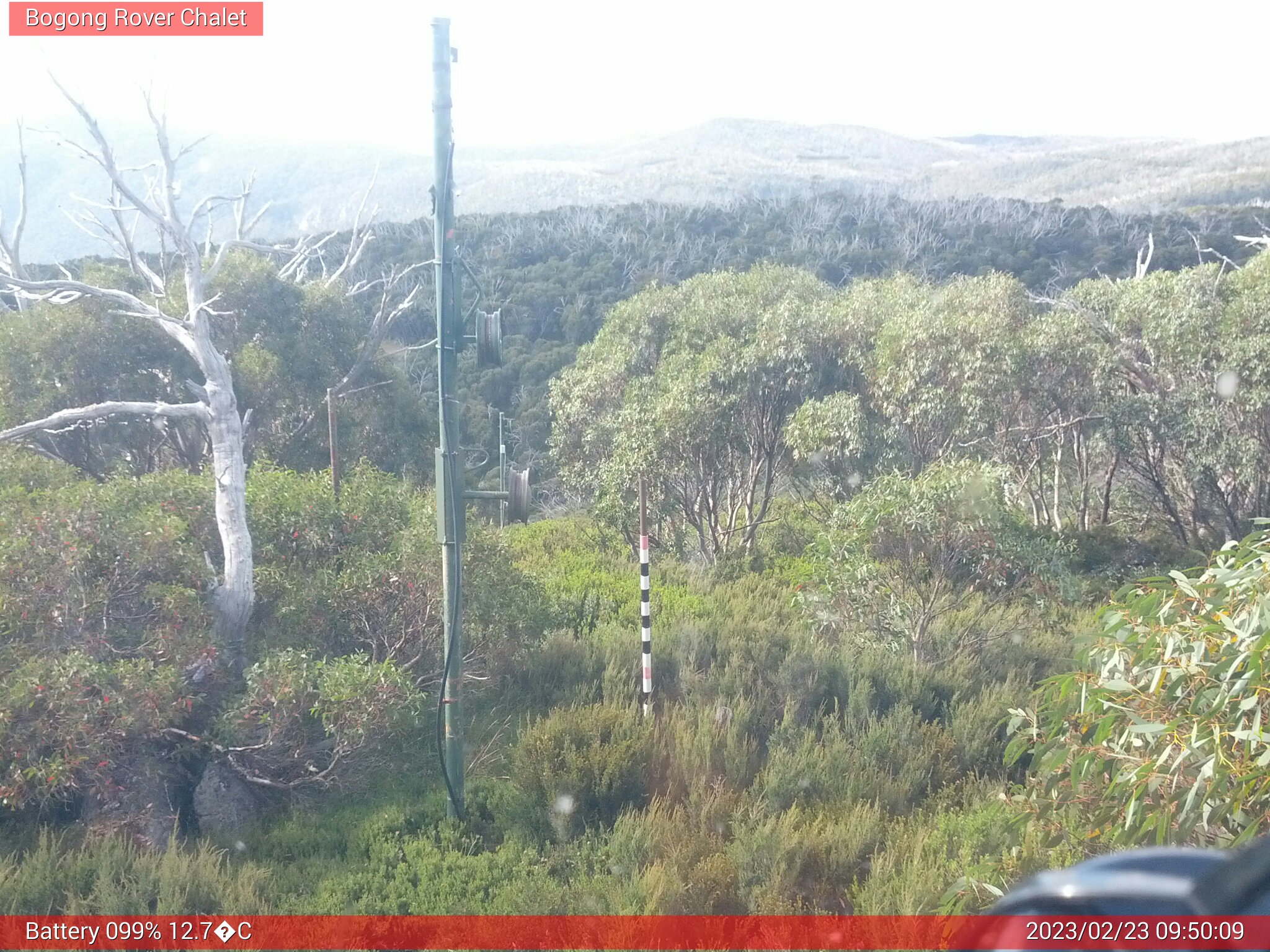 Bogong Web Cam 9:50am Thursday 23rd of February 2023