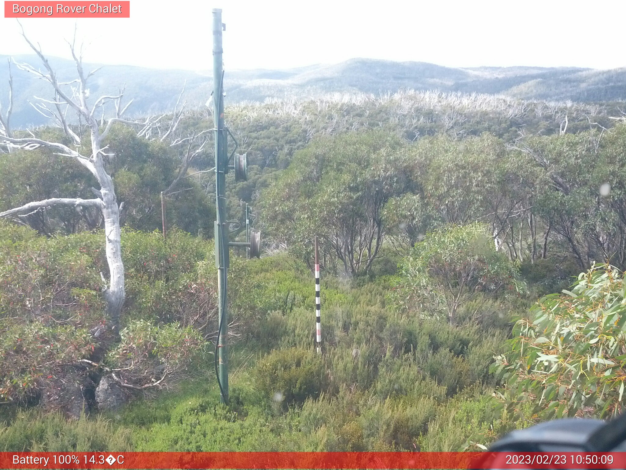 Bogong Web Cam 10:50am Thursday 23rd of February 2023