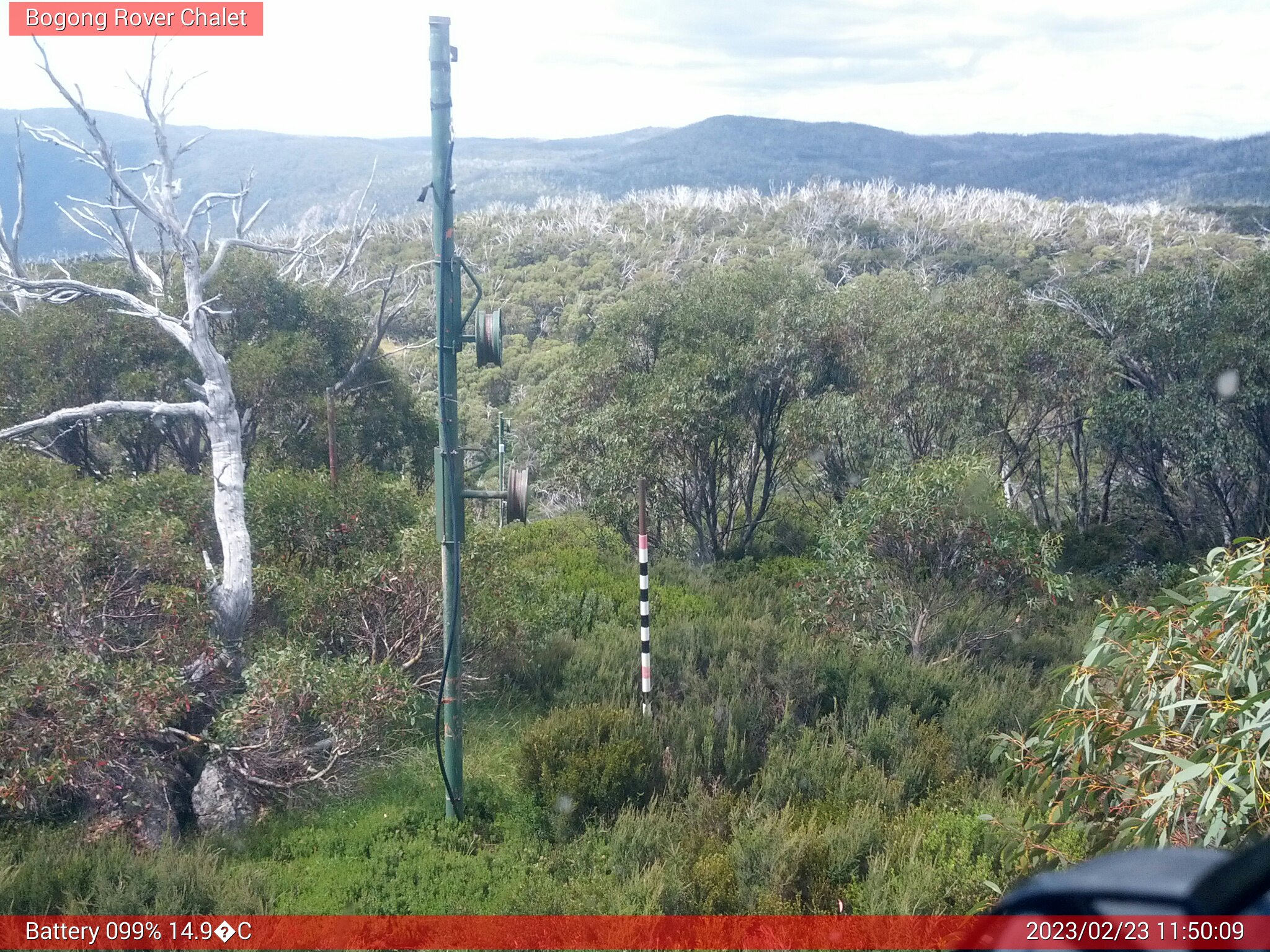 Bogong Web Cam 11:50am Thursday 23rd of February 2023