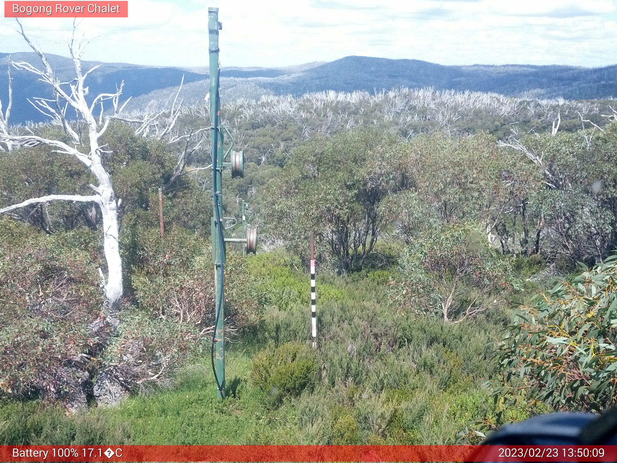 Bogong Web Cam 1:50pm Thursday 23rd of February 2023