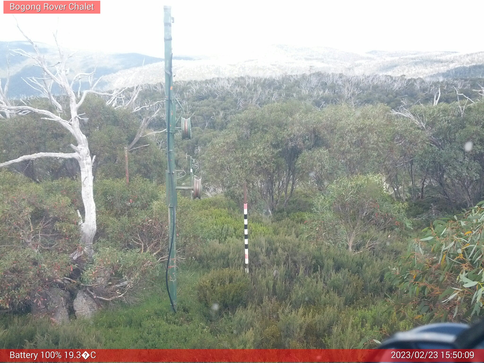 Bogong Web Cam 3:50pm Thursday 23rd of February 2023